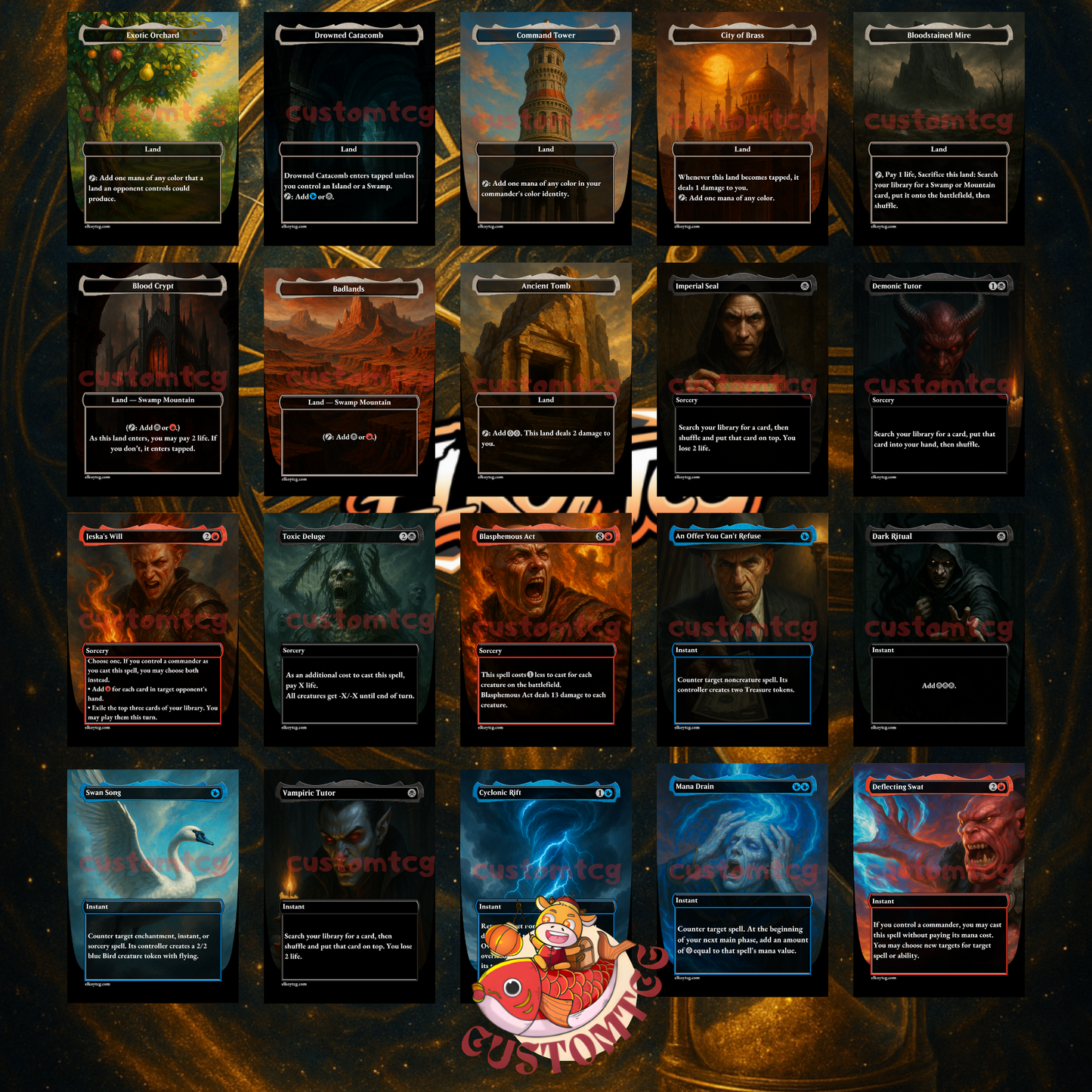 Obeka, Splitter of Seconds Custom Deck