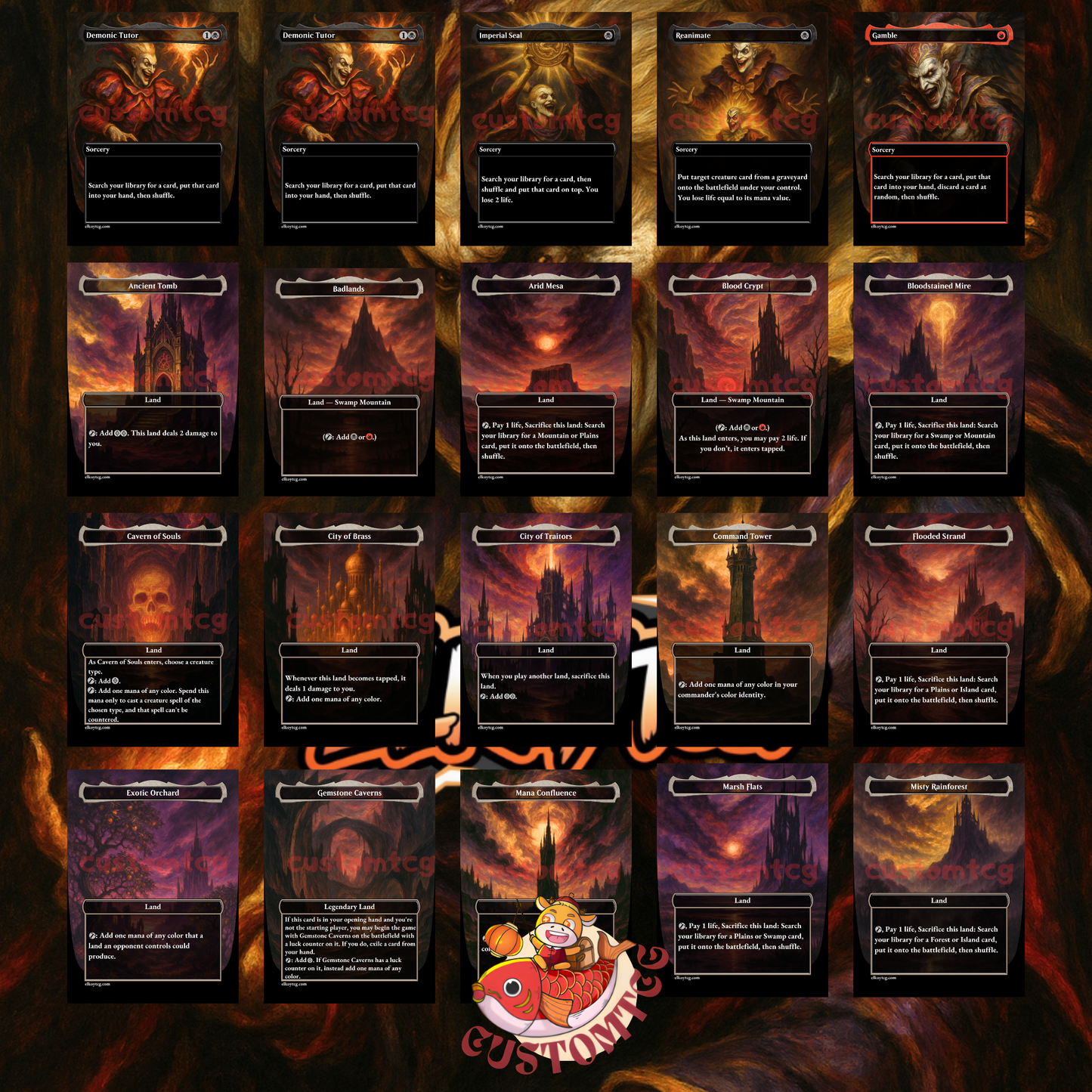 Kefka, Court Mage — Custom Deck