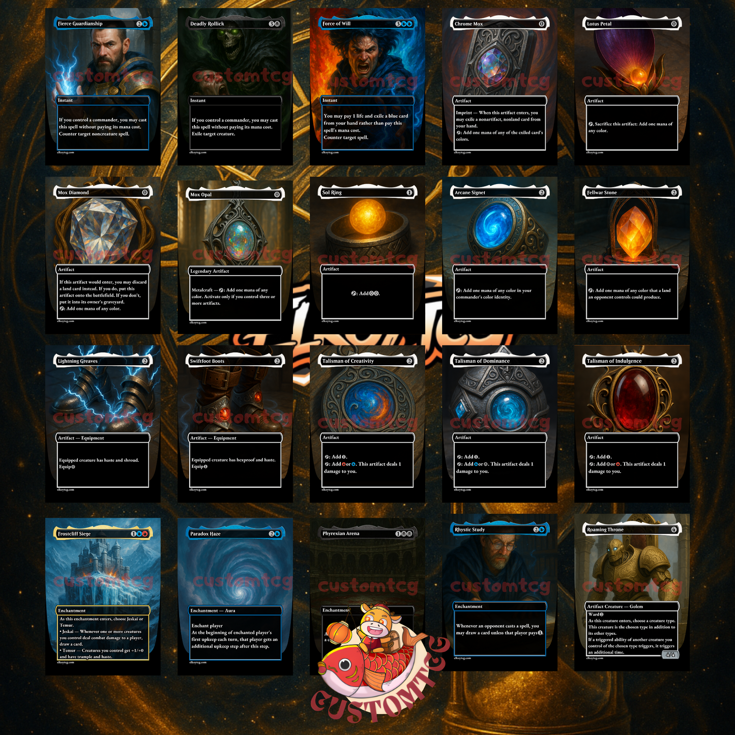 Obeka, Splitter of Seconds Custom Deck