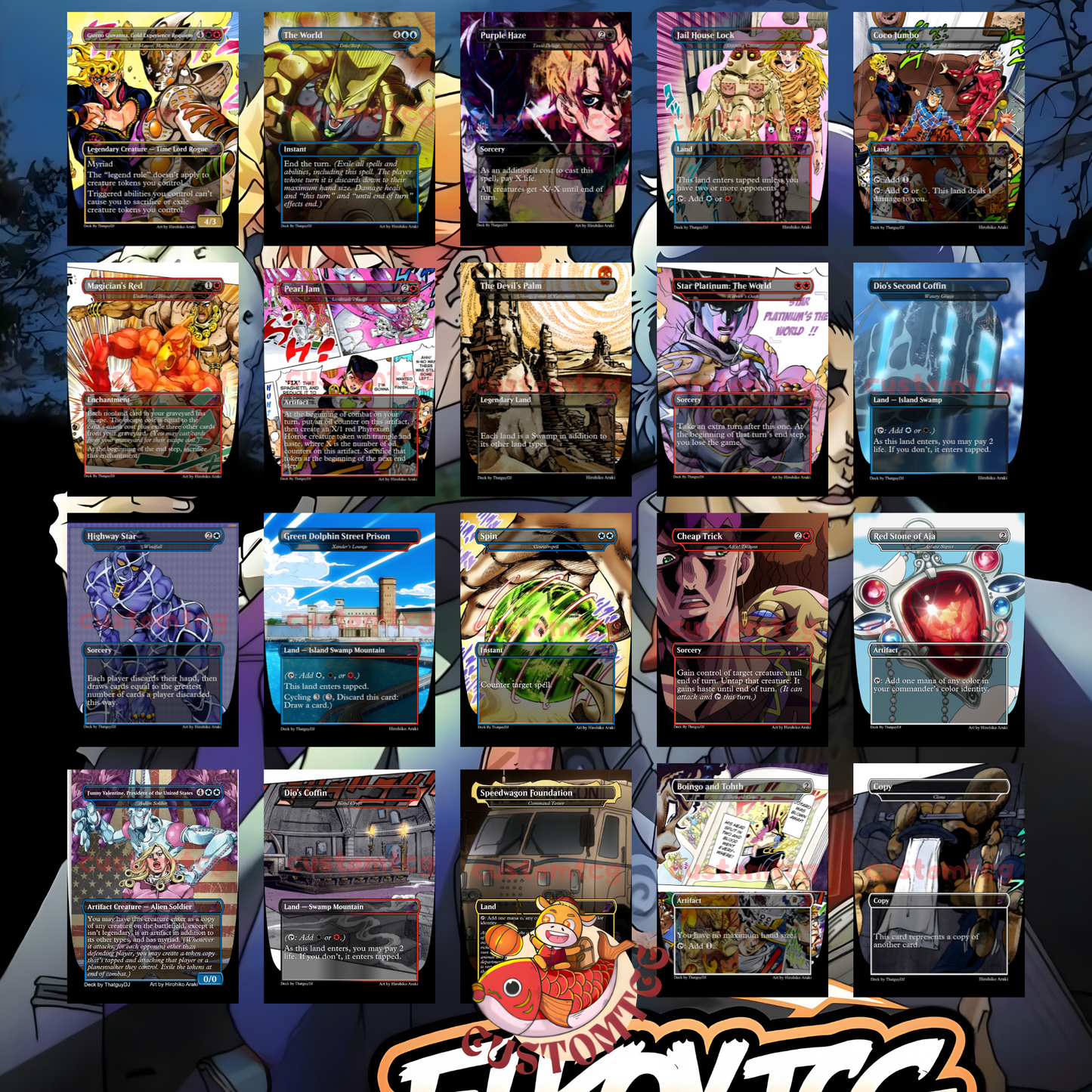 JoJo’s Bizarre Commander Deck