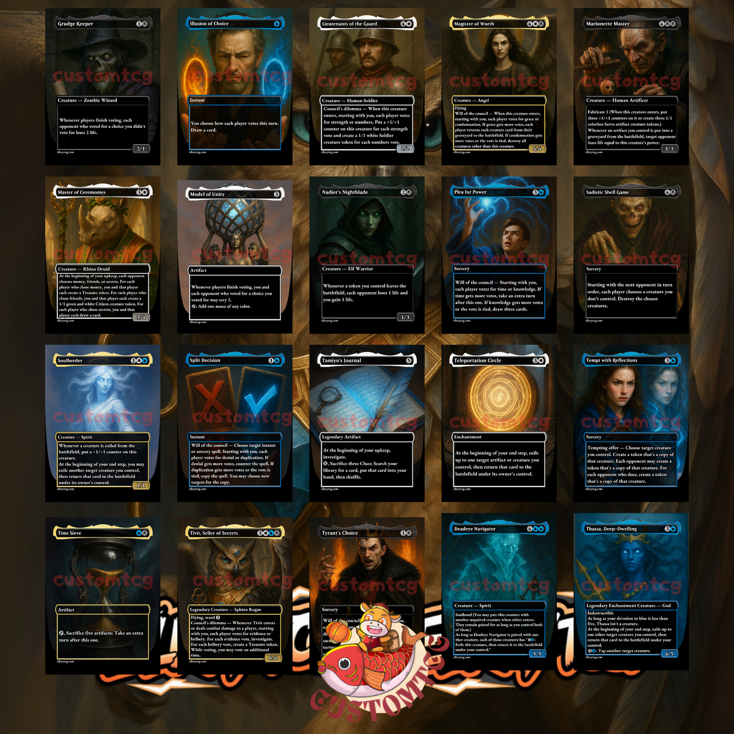 Tivit, Seller Of Secrets Custom Deck