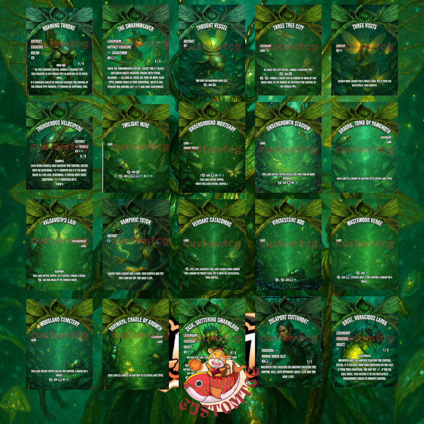 Aatchik, Emerald Radian Custom Deck