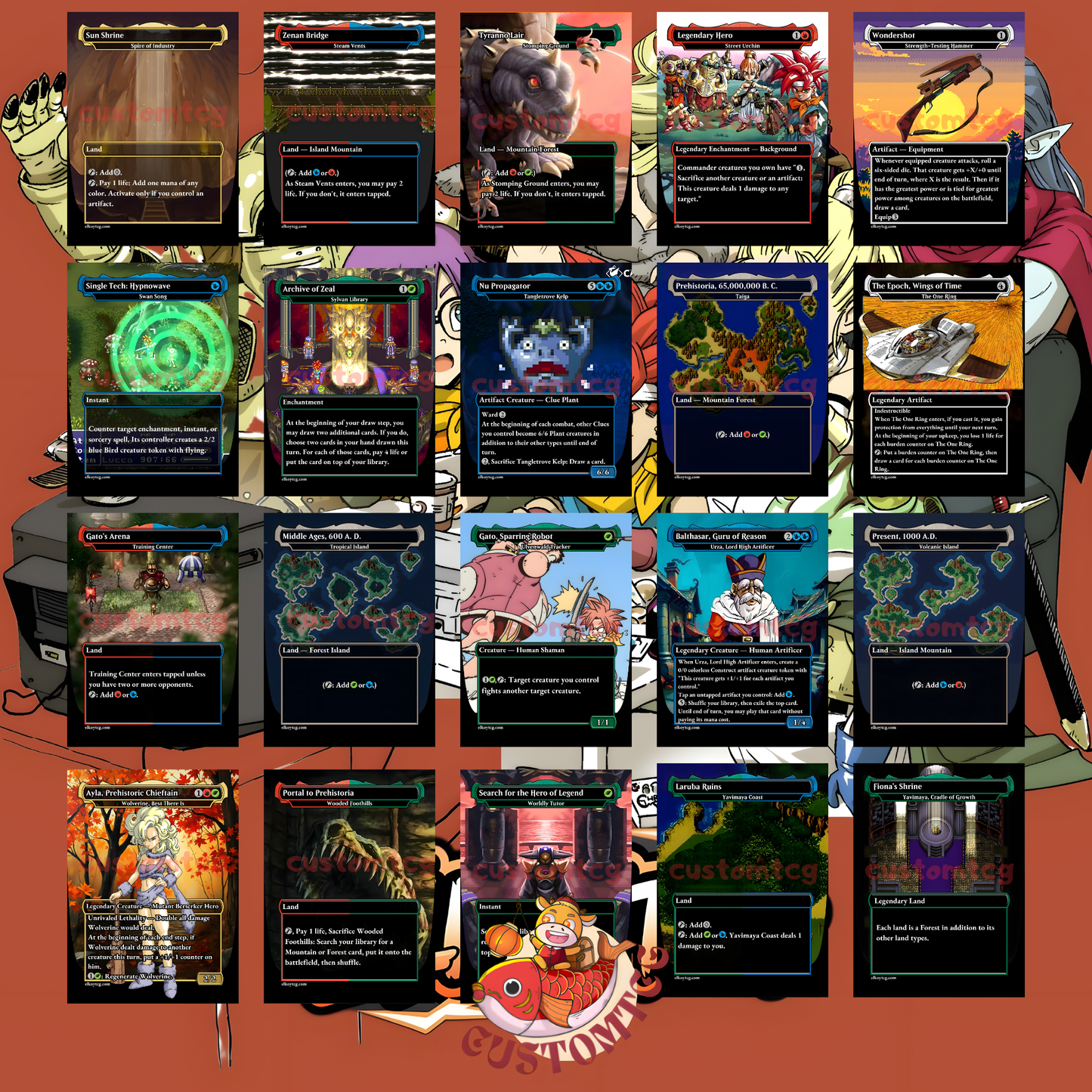 Chrono Trigger C0mmander Deck
