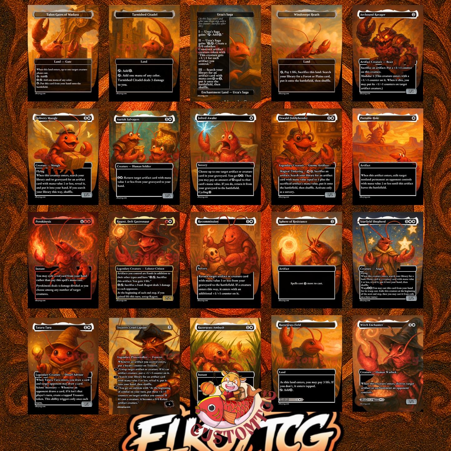 Ragost - Lobster Custom Commander Deck