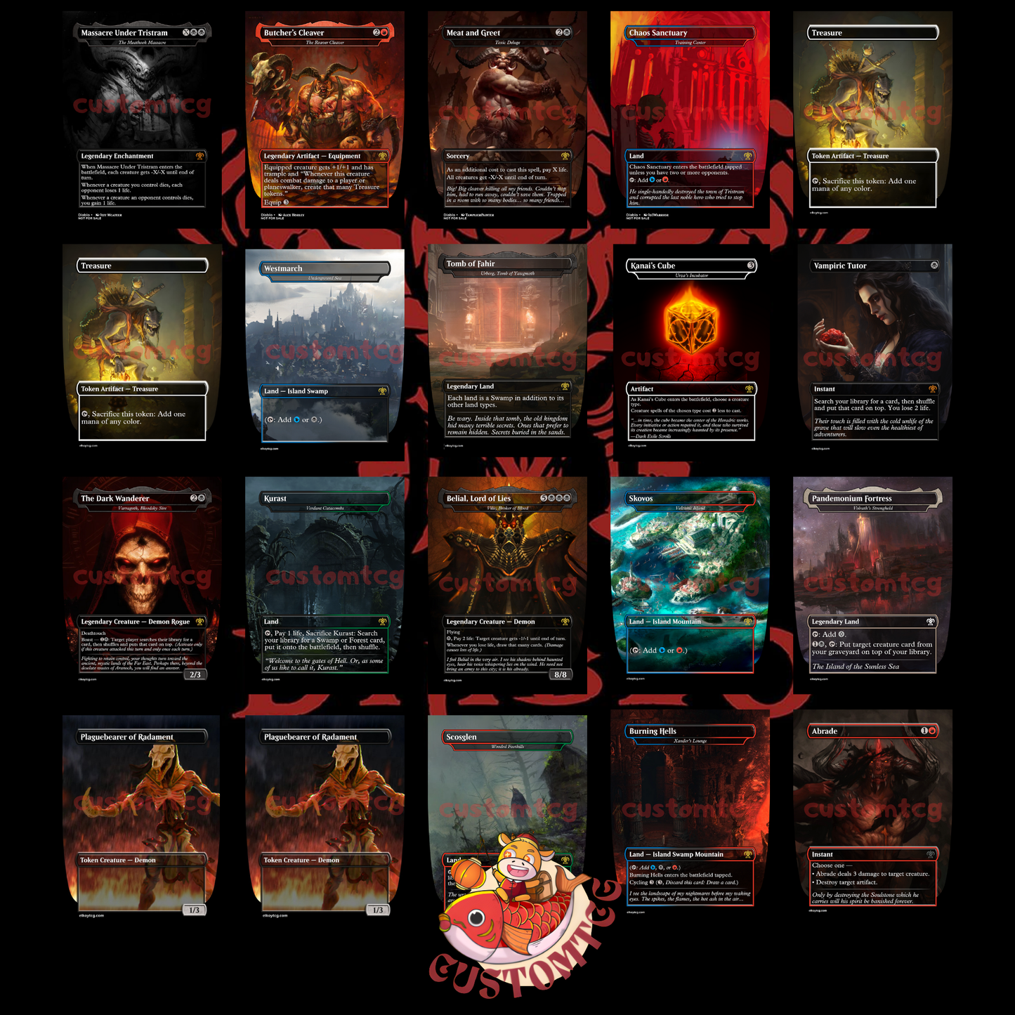Diablo Custom Commander Deck
