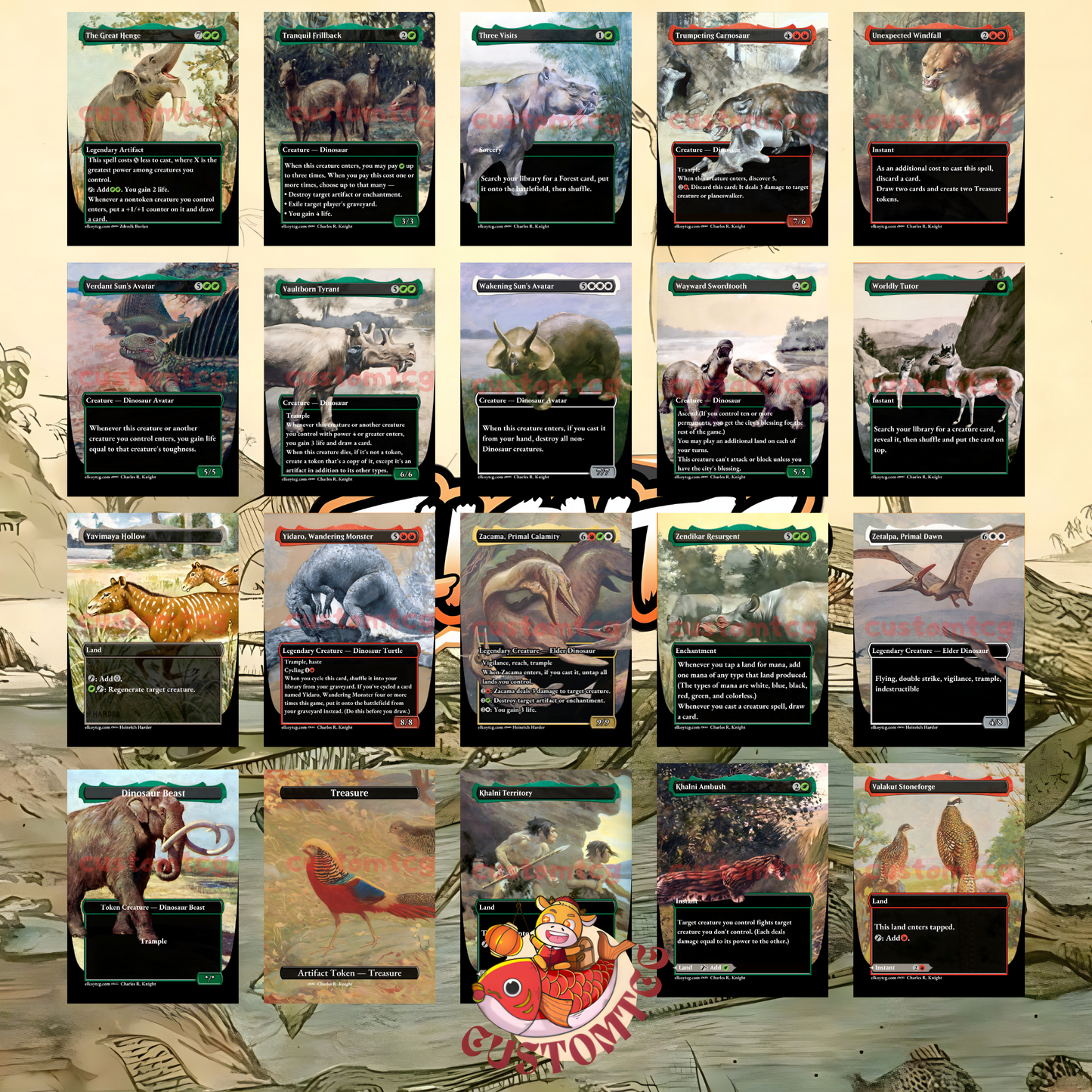 Dinosaur C0mmander Deck