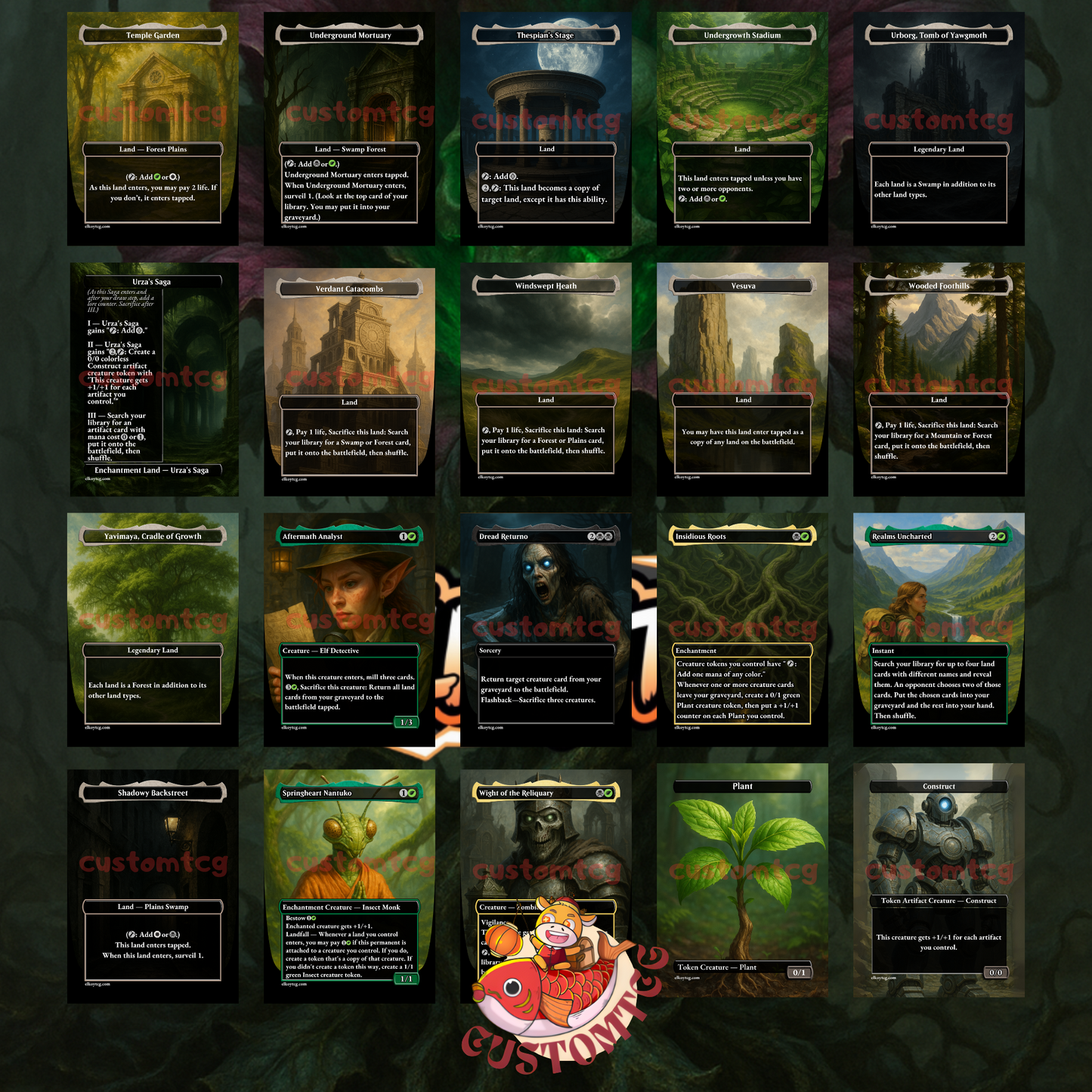 The Necrobloom Custom Deck