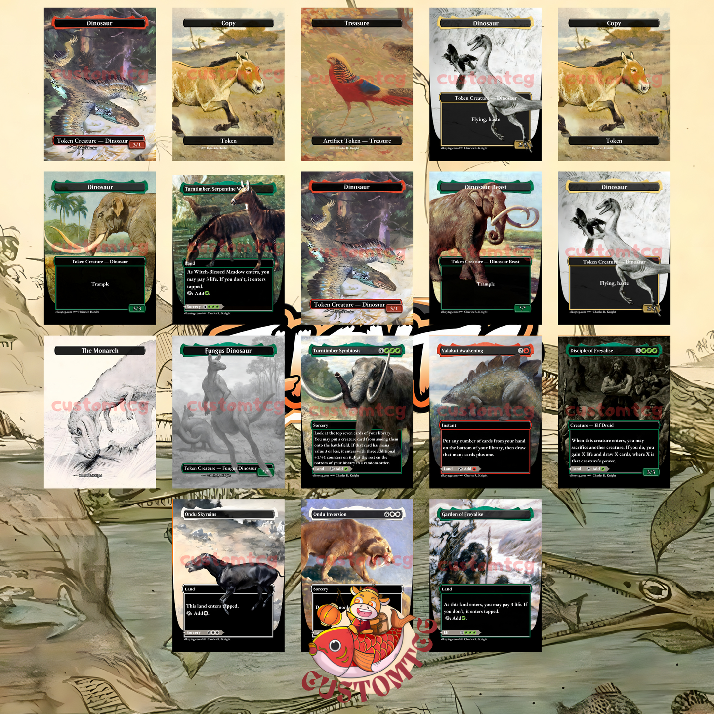 Dinosaur C0mmander Deck