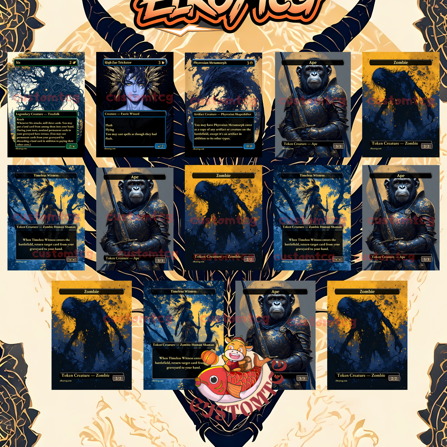 Teval, Arbiter of Virtue - Custom Golden Deck