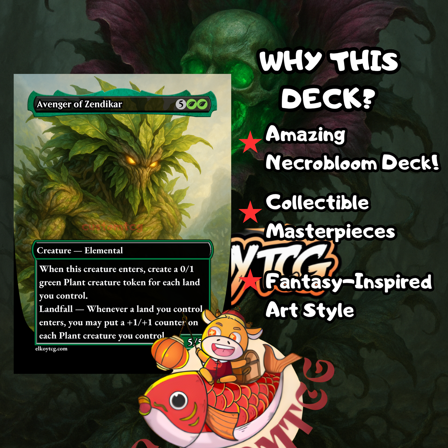 The Necrobloom Custom Deck