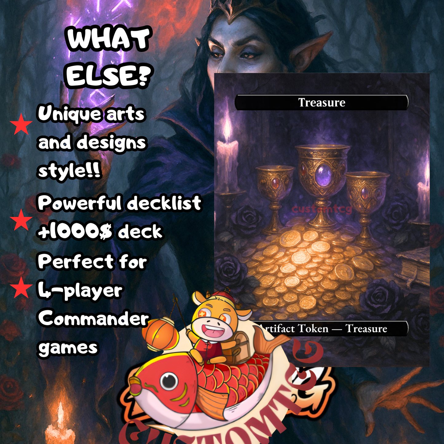 Ayara, First of Locthwain Custom Deck