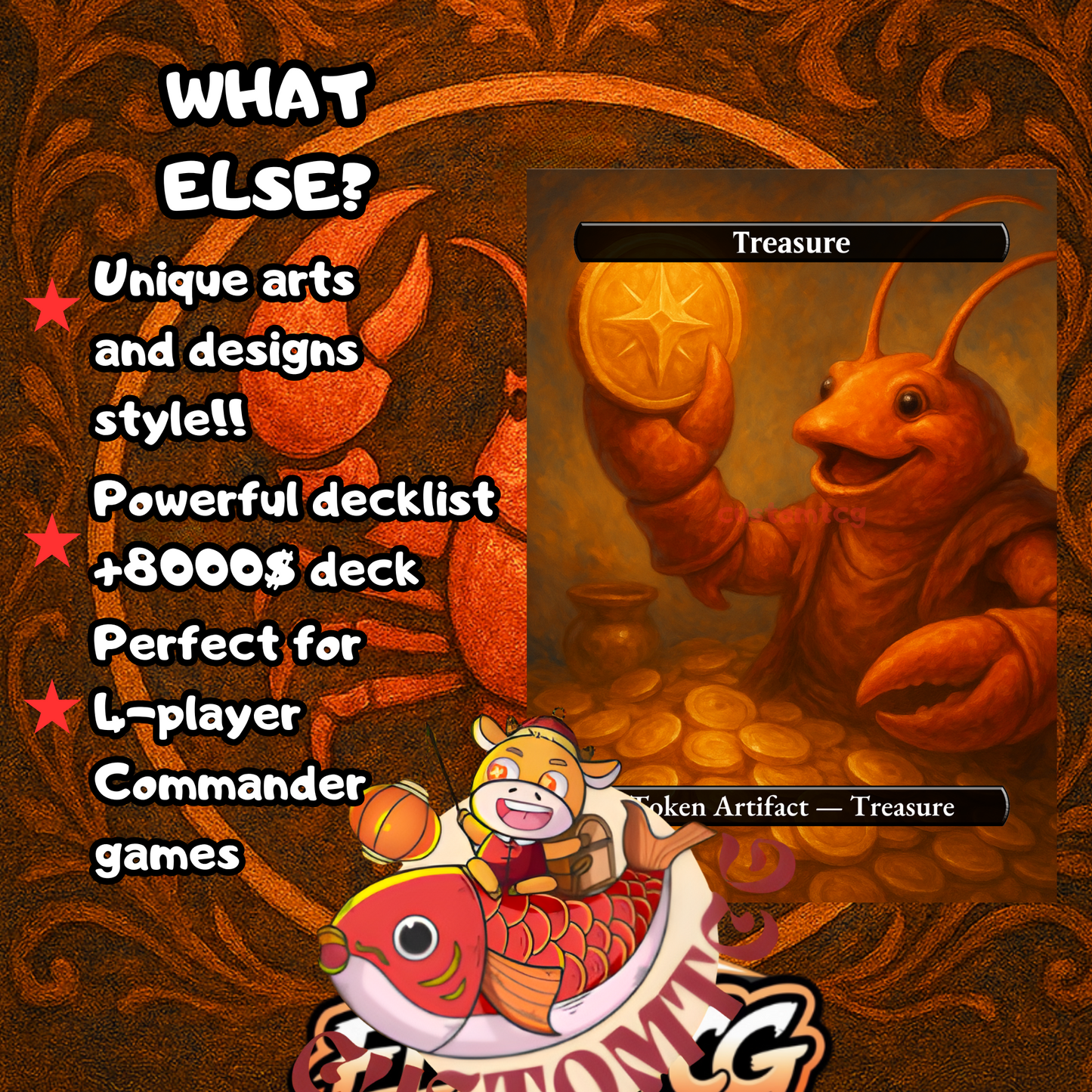 Ragost - Lobster Custom Commander Deck