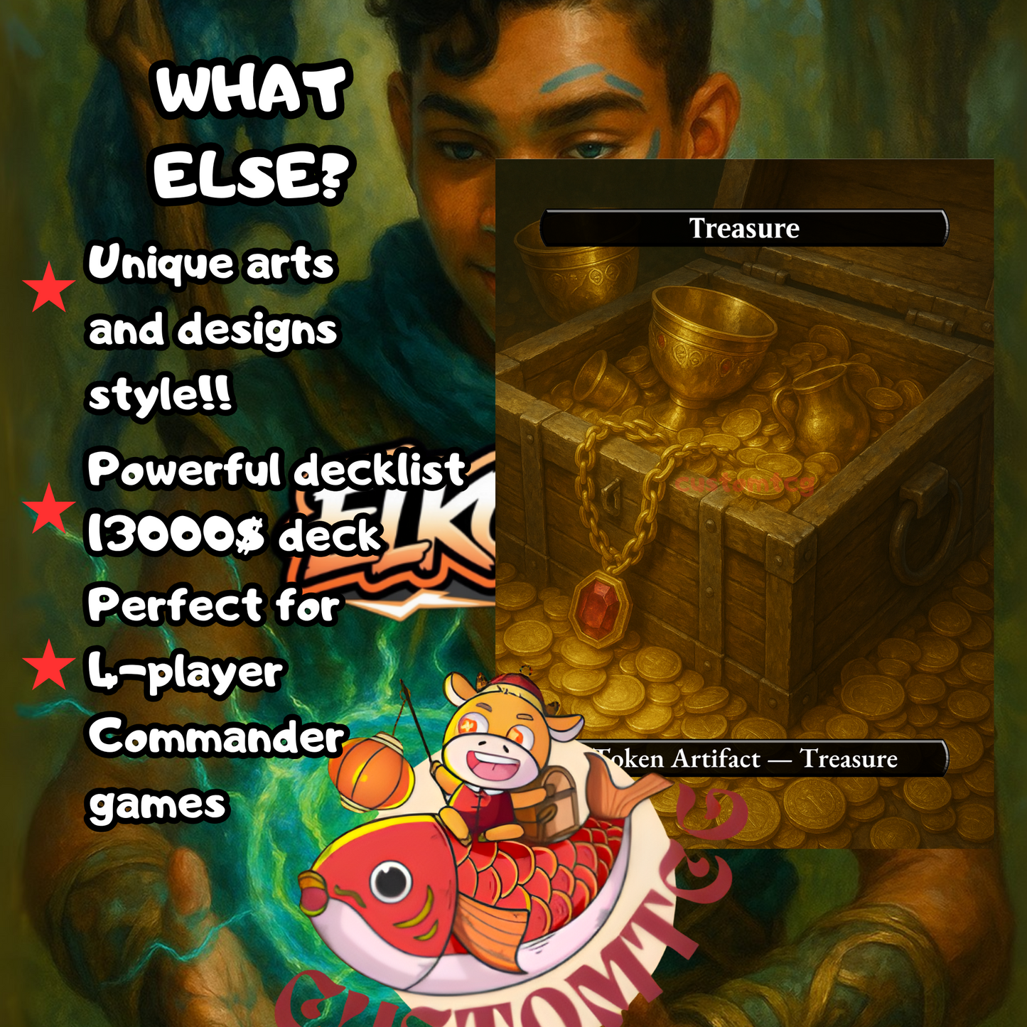 Kinnan, Bonder Prodigy Custom Deck
