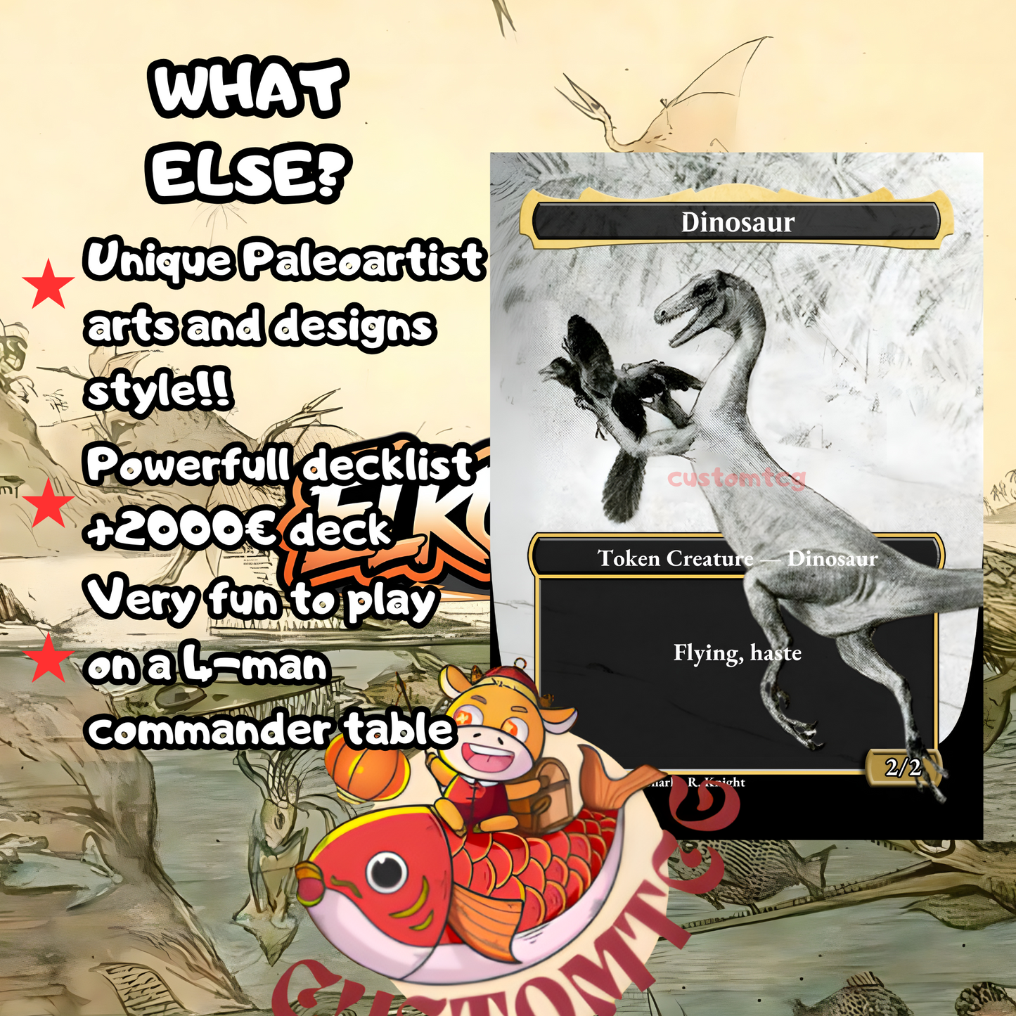 Dinosaur C0mmander Deck