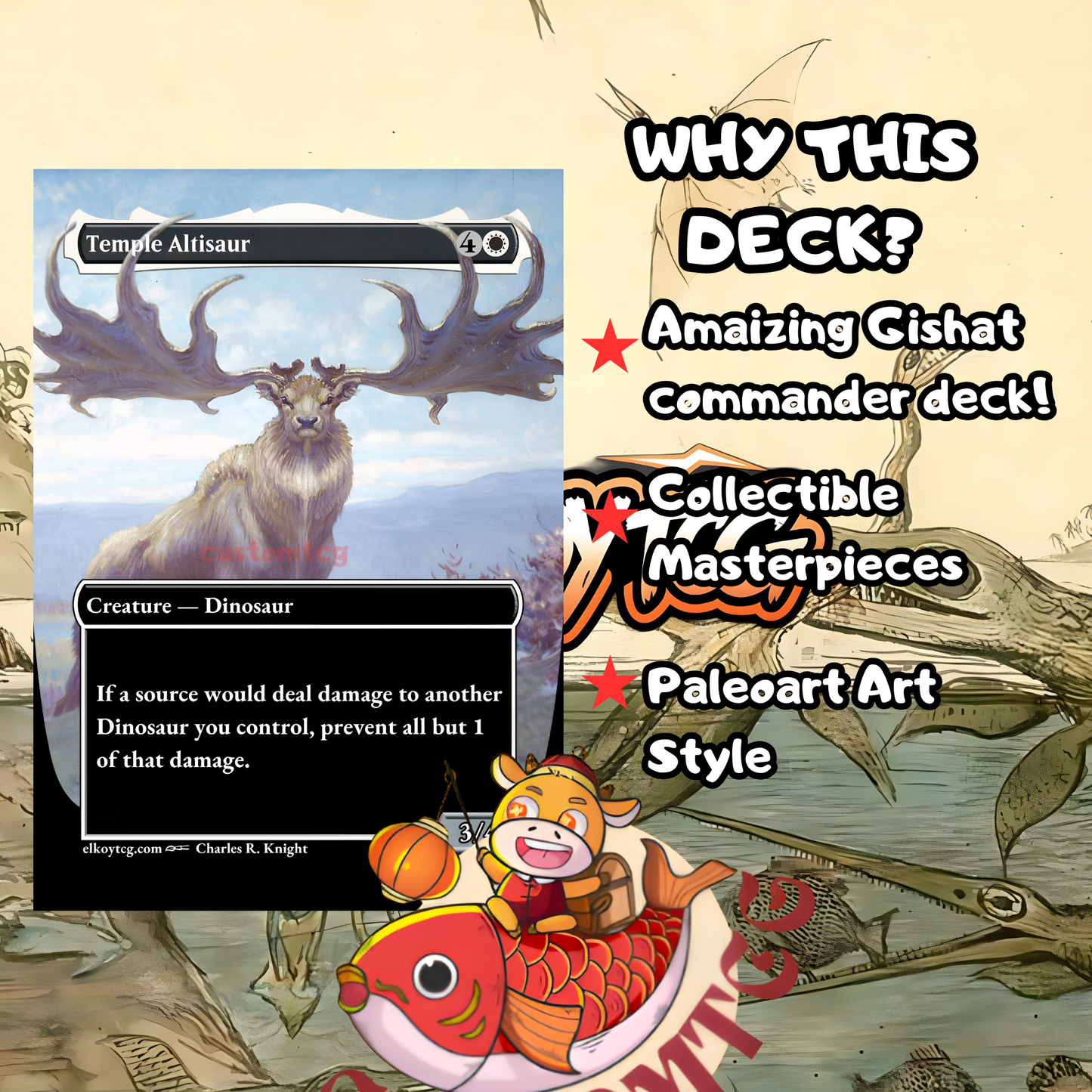 Dinosaur C0mmander Deck