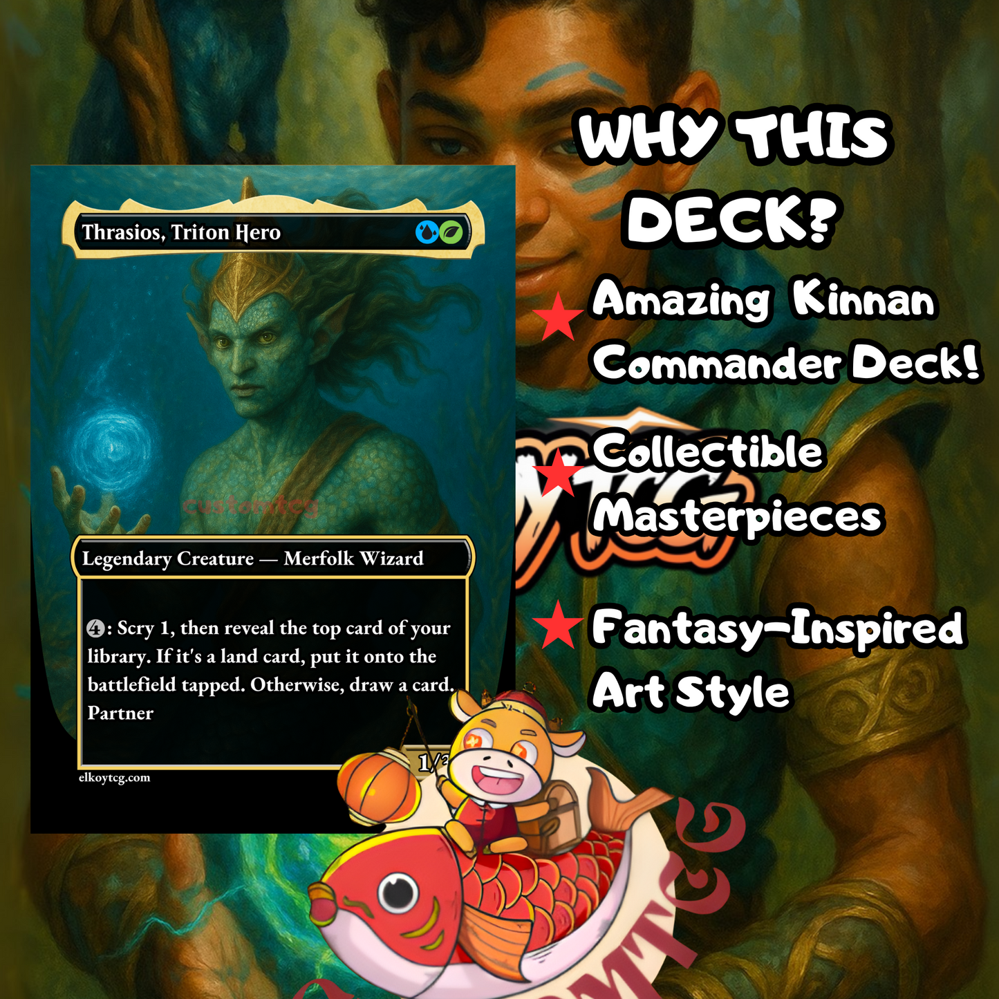 Kinnan, Bonder Prodigy Custom Deck