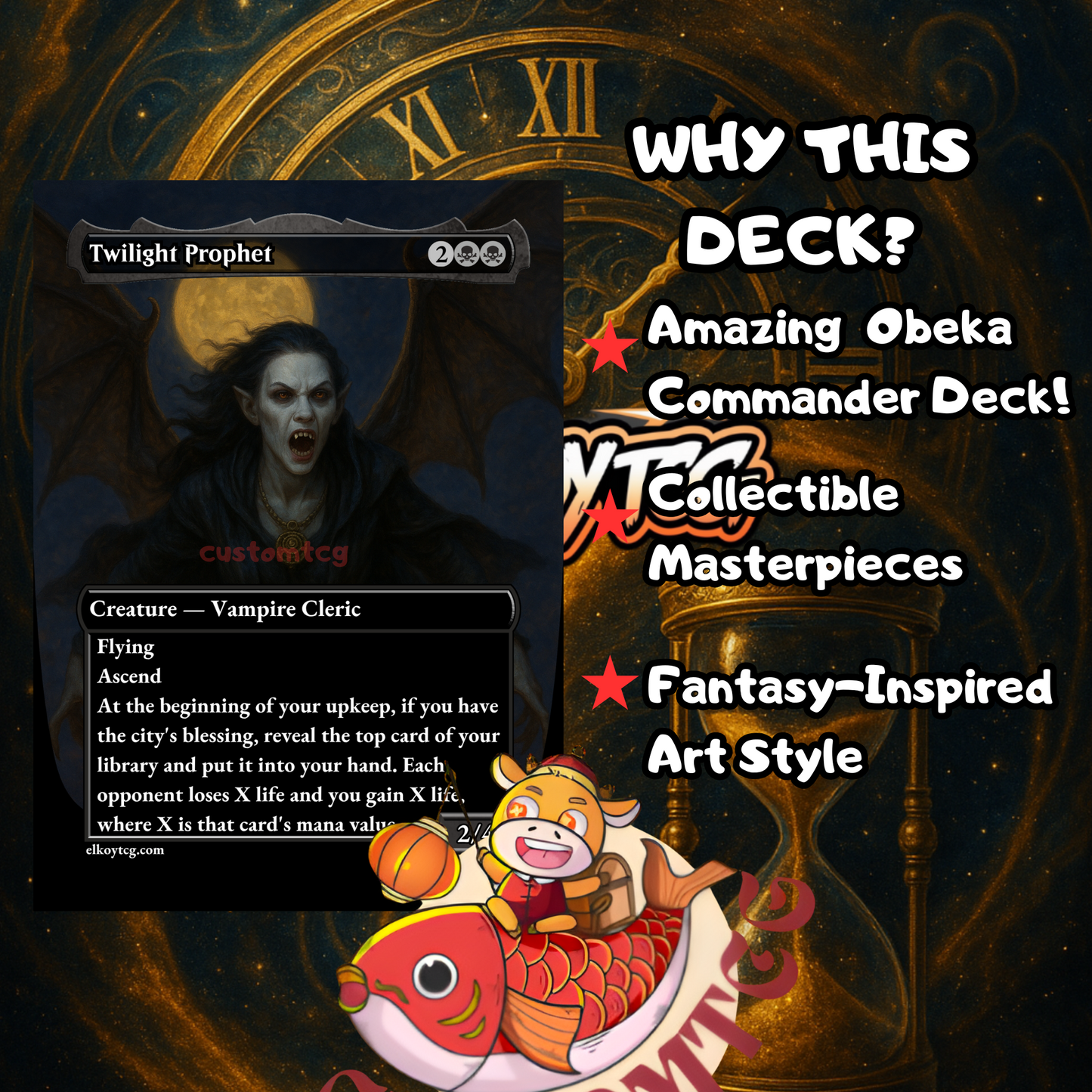Obeka, Splitter of Seconds Custom Deck