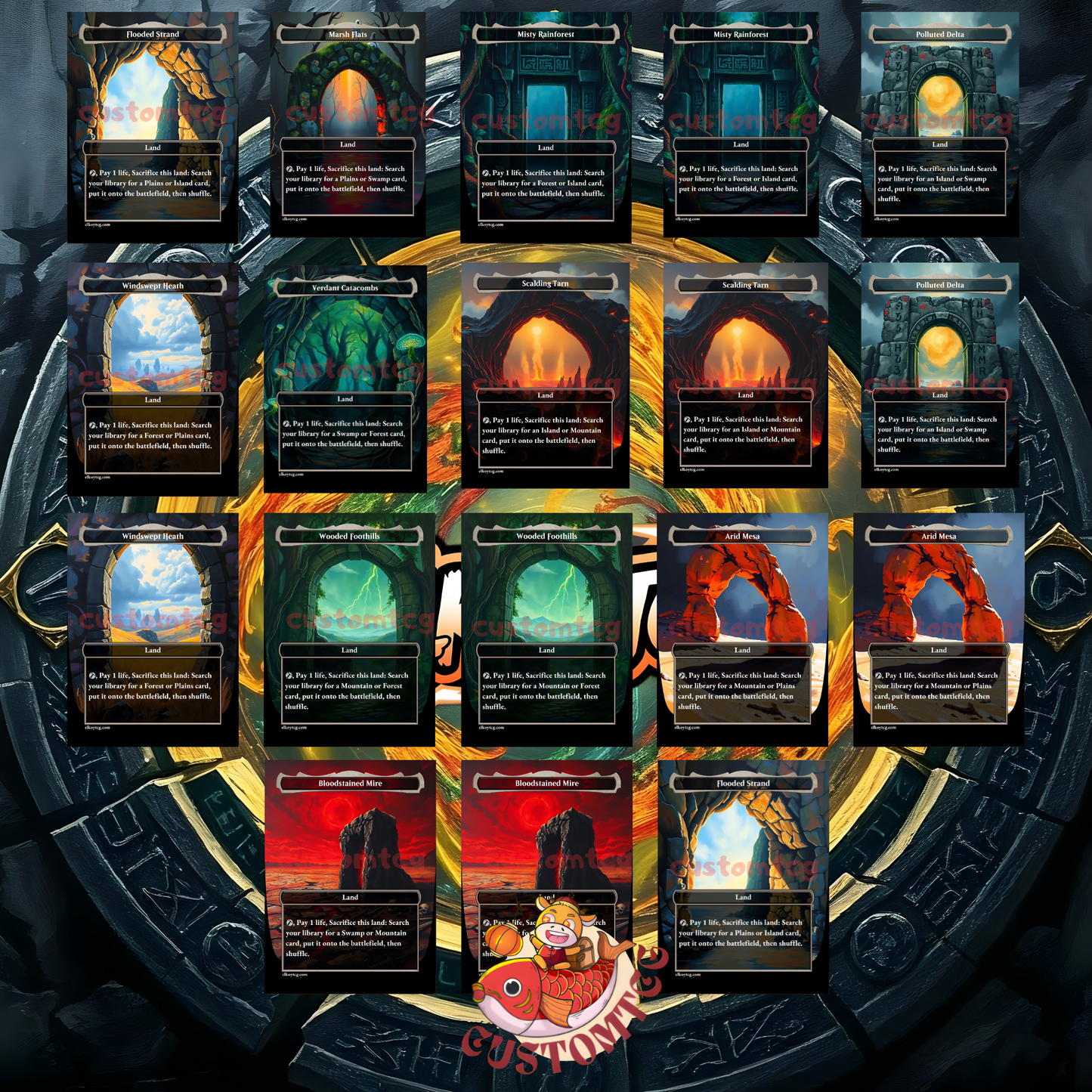 Ancient Portals Fetch Lands Set