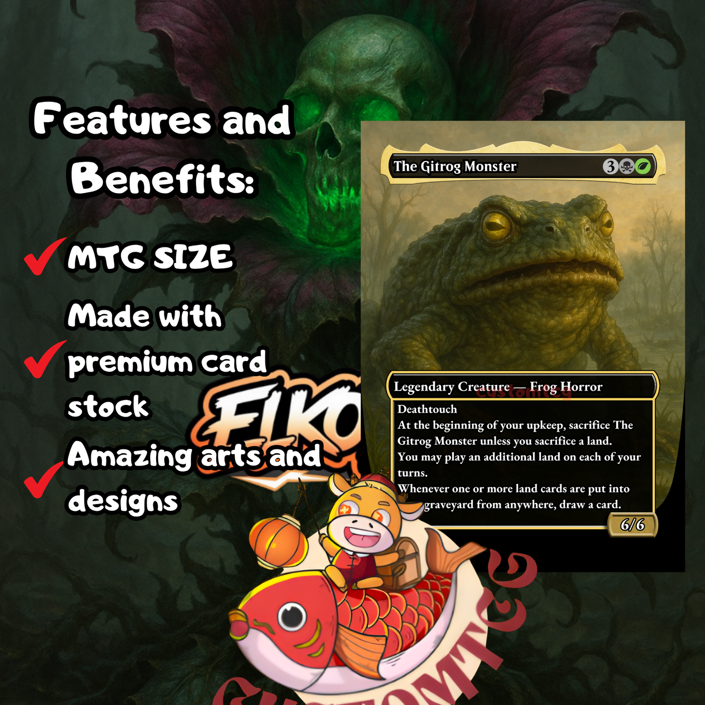 The Necrobloom Custom Deck