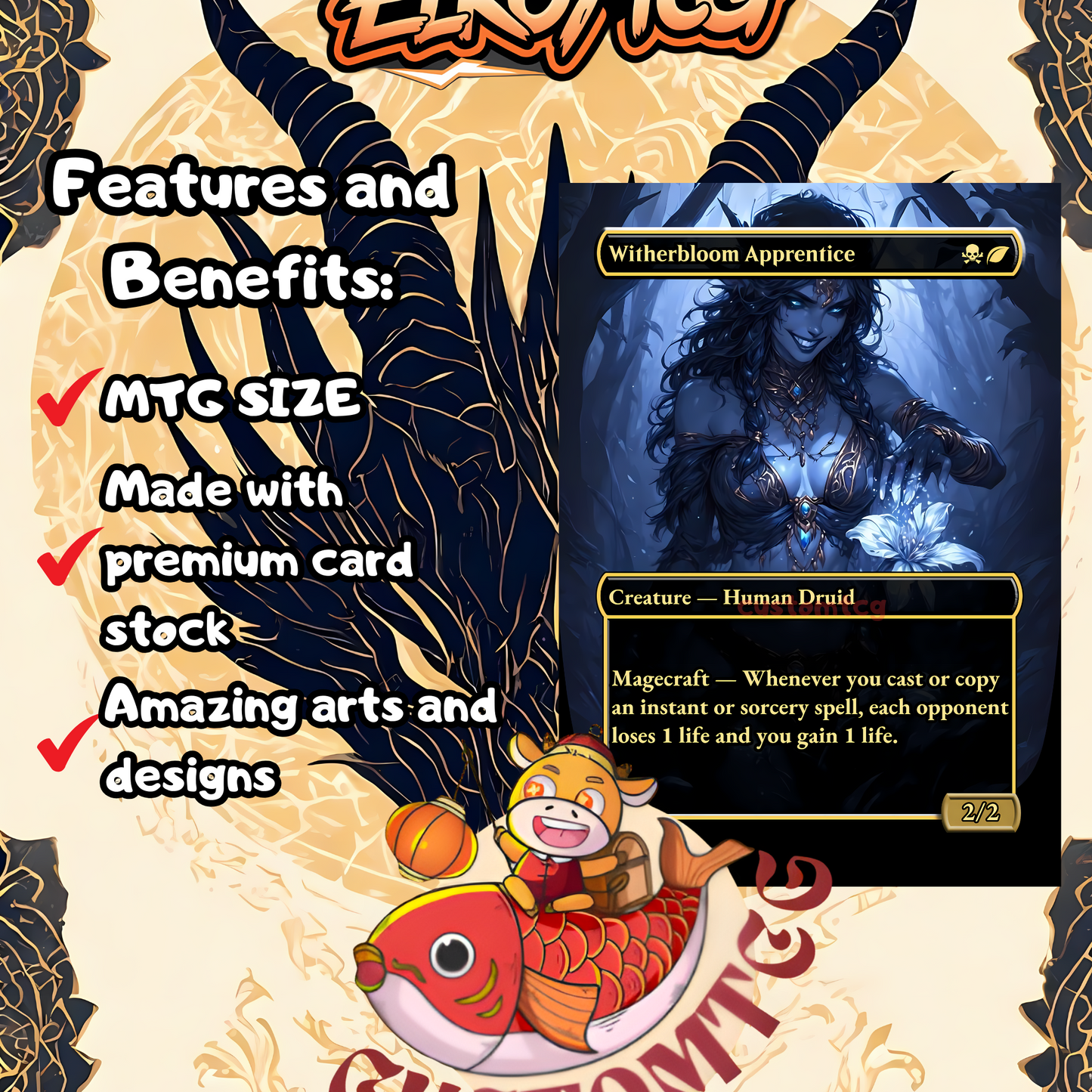 Teval, Arbiter of Virtue - Custom Golden Deck