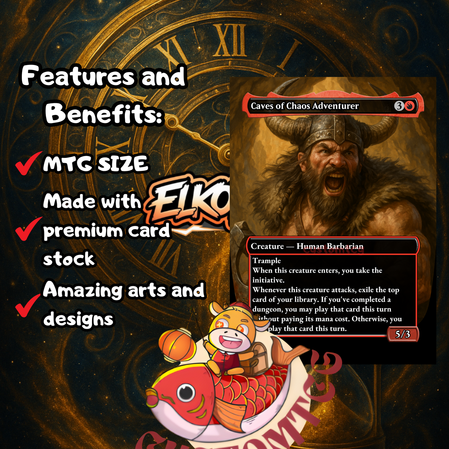 Obeka, Splitter of Seconds Custom Deck