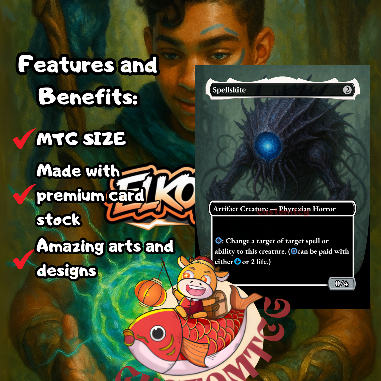 Kinnan, Bonder Prodigy Custom Deck