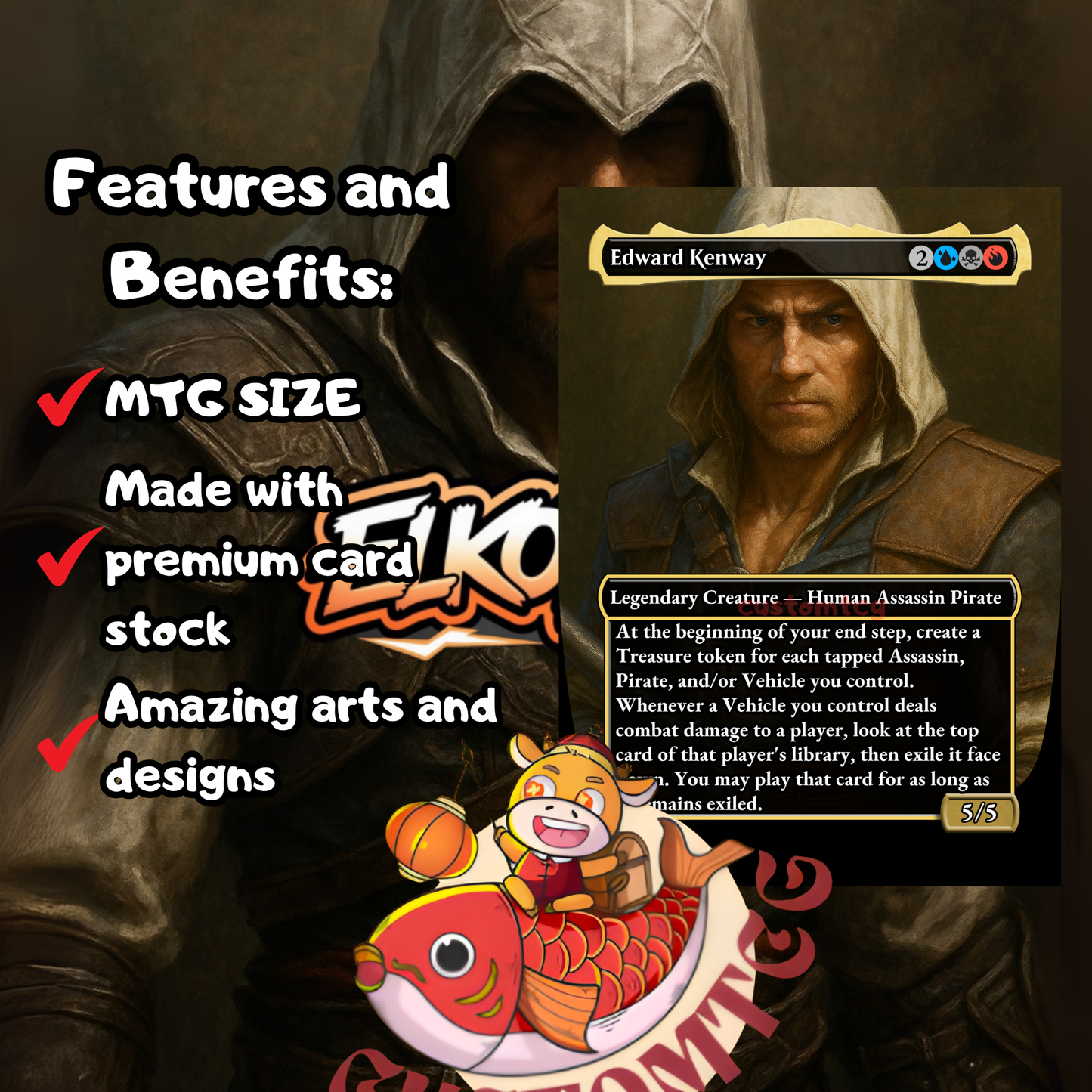 Ezio Auditore da Firenze Custom Deck