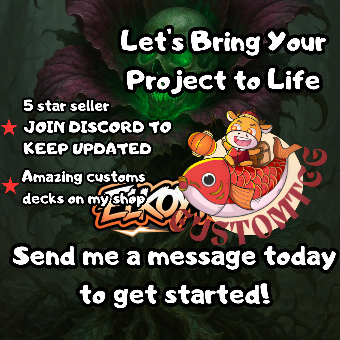 The Necrobloom Custom Deck
