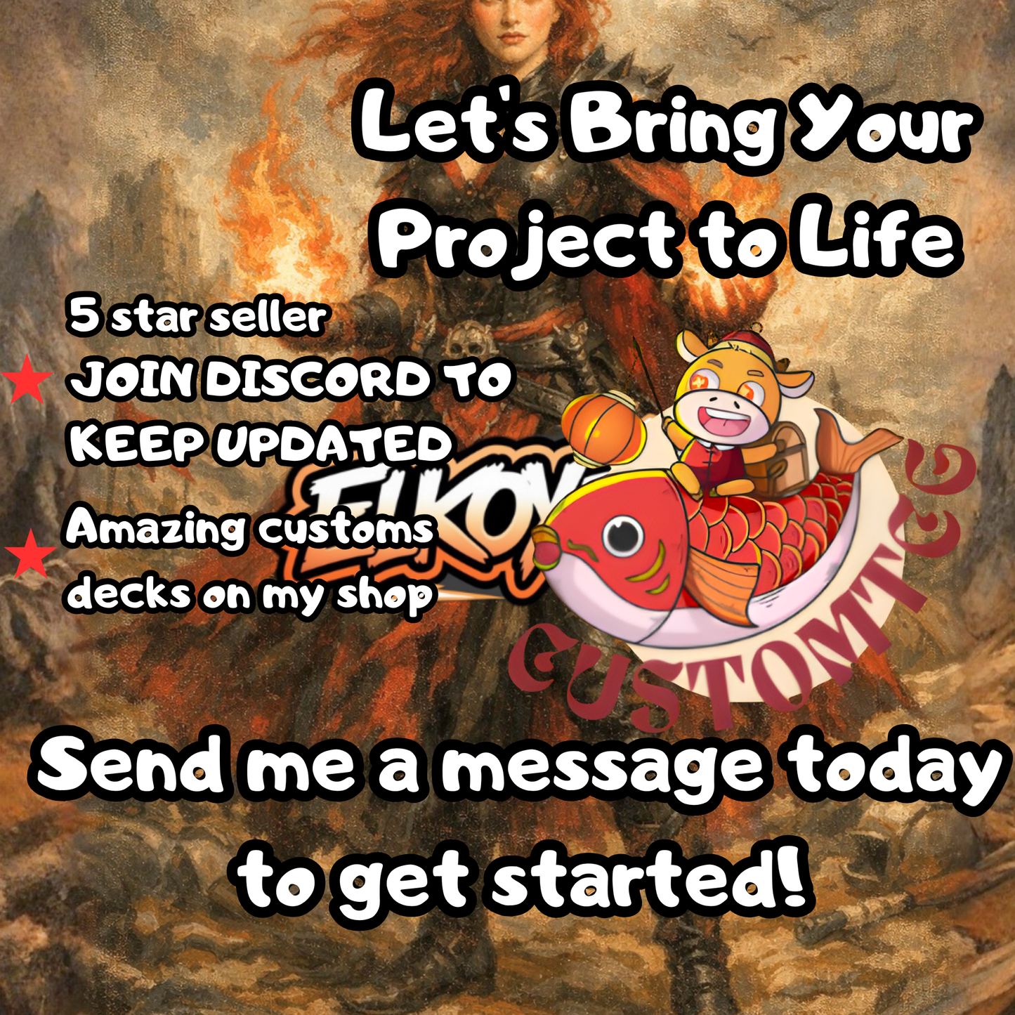 Rowan, Scion of War V2 Custom Deck