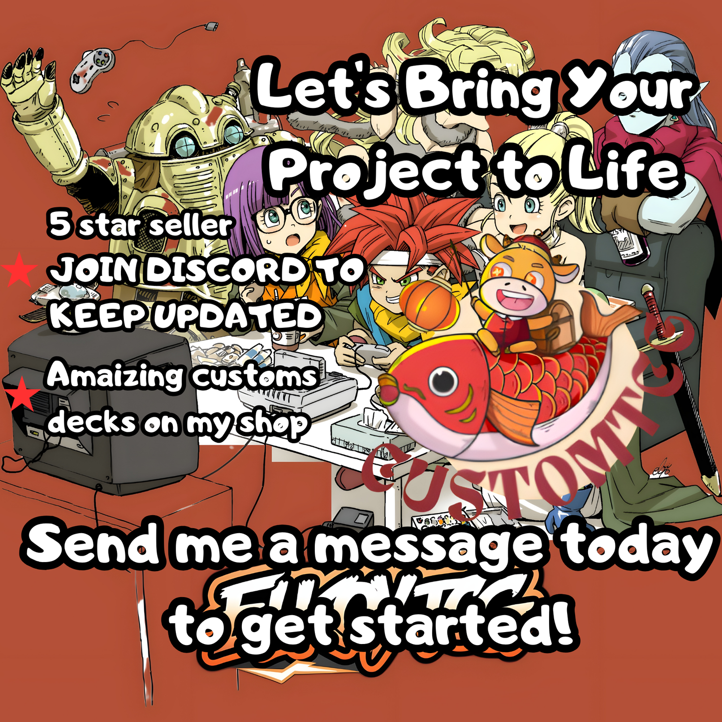 Chrono Trigger C0mmander Deck