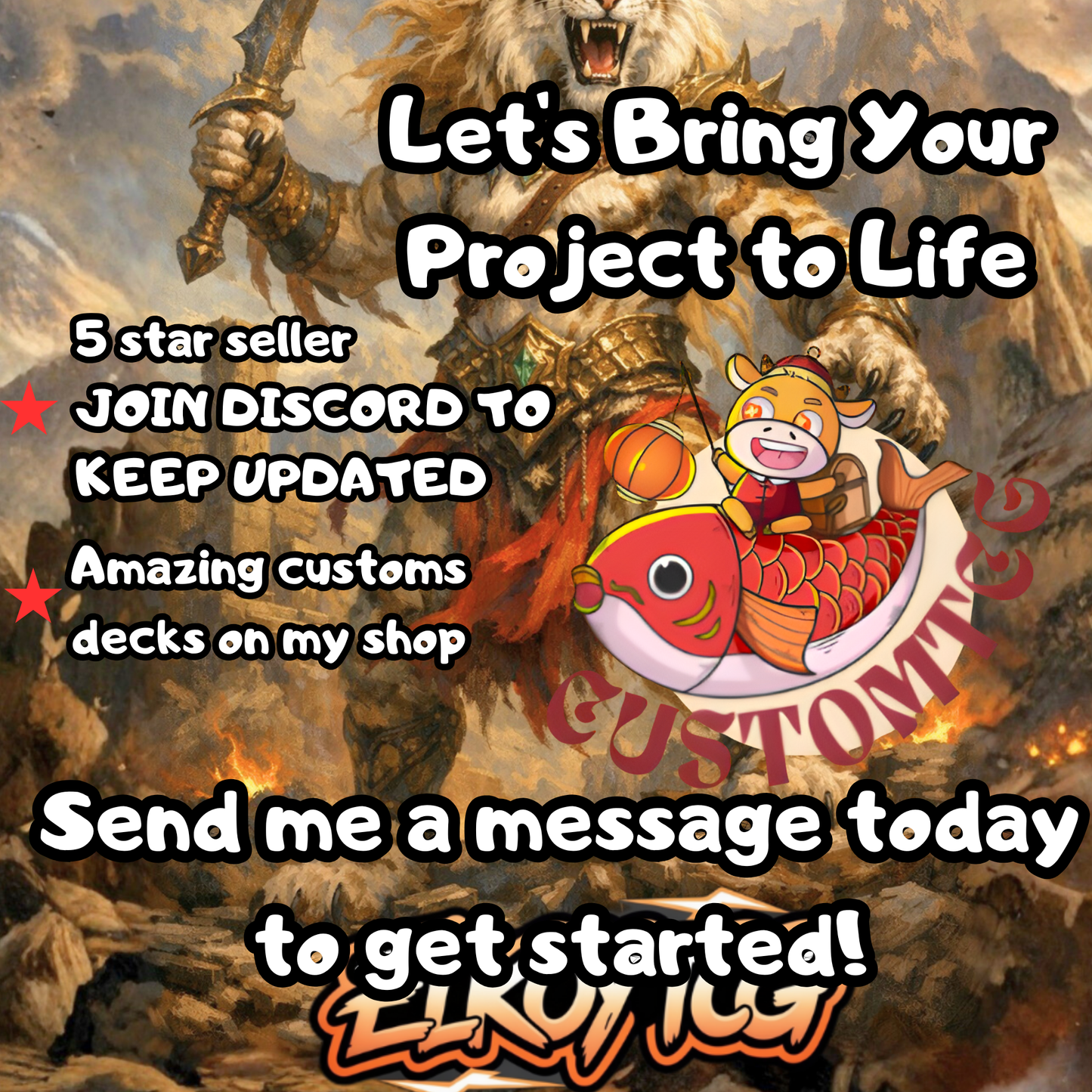 Arahbo, Roar of the World Custom Deck