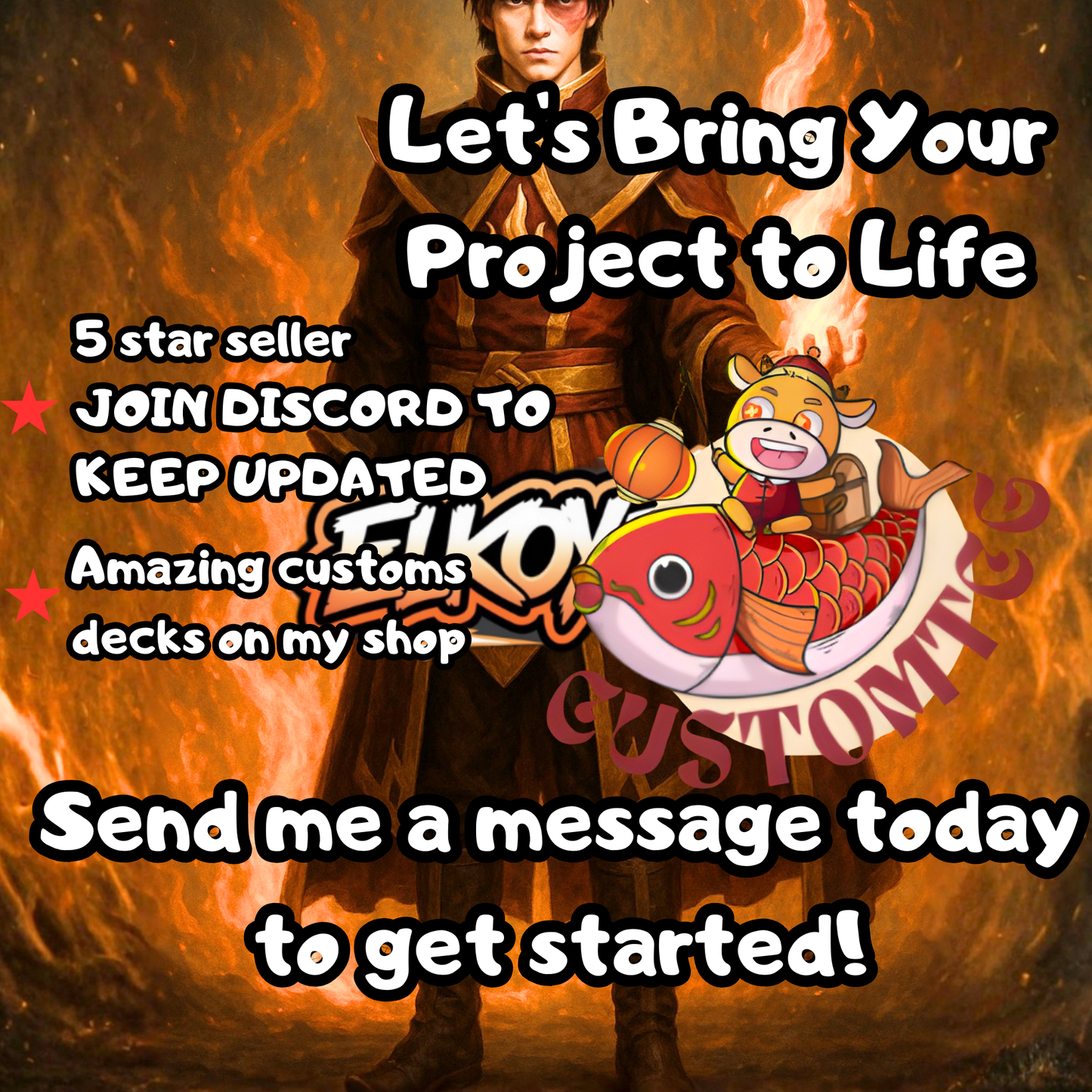 Fire Lord Zuko Custom Deck