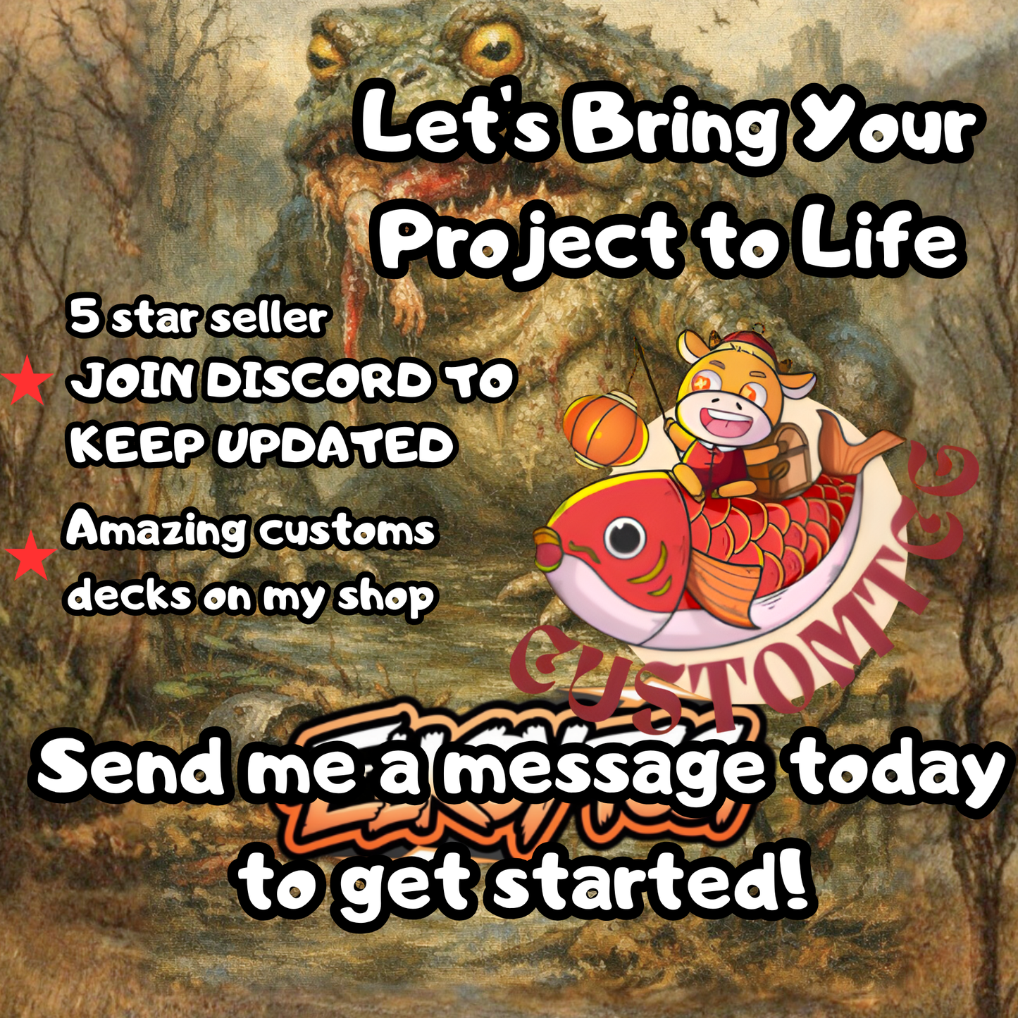 The Gitrog Monster Custom Deck