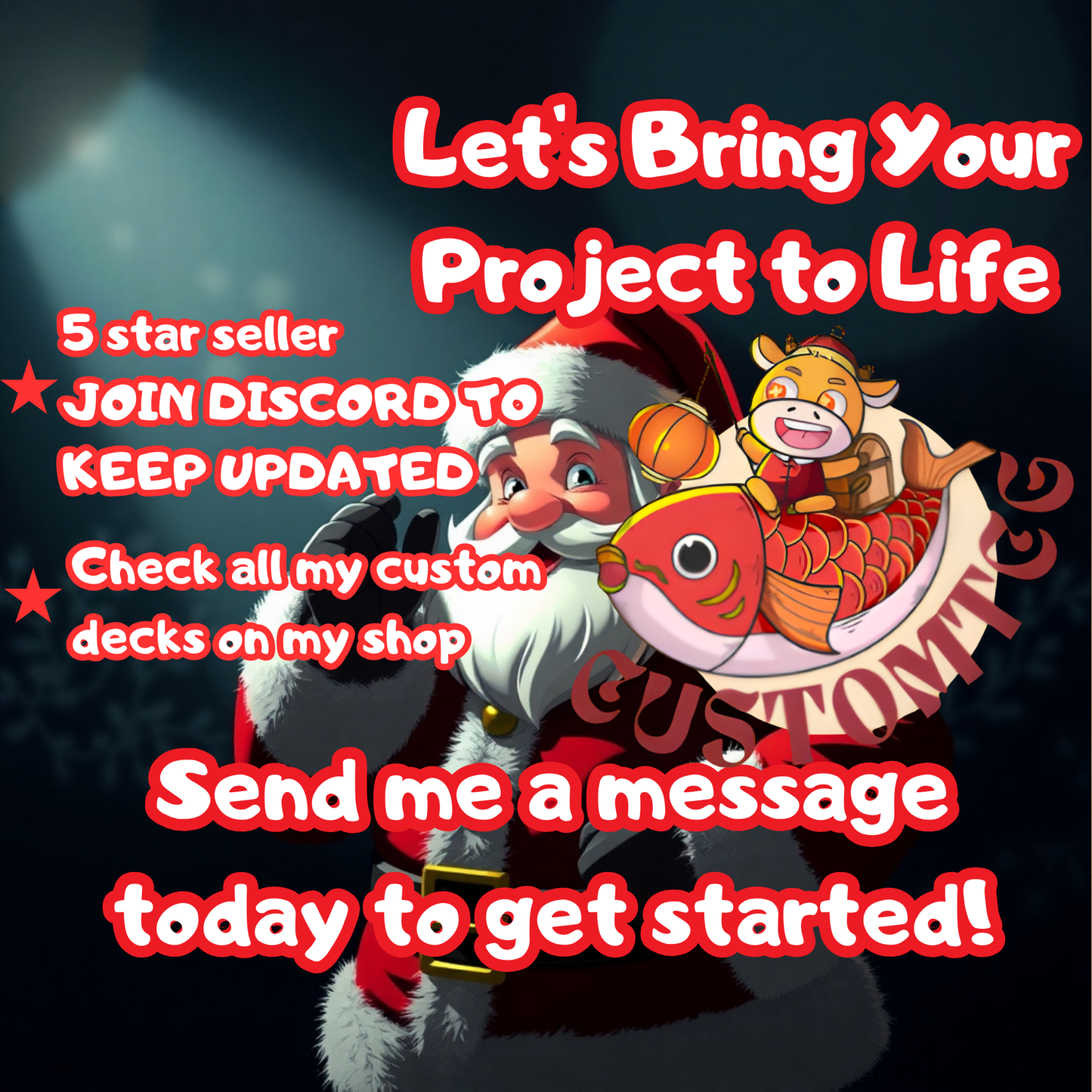 Santa's Workshop Deck