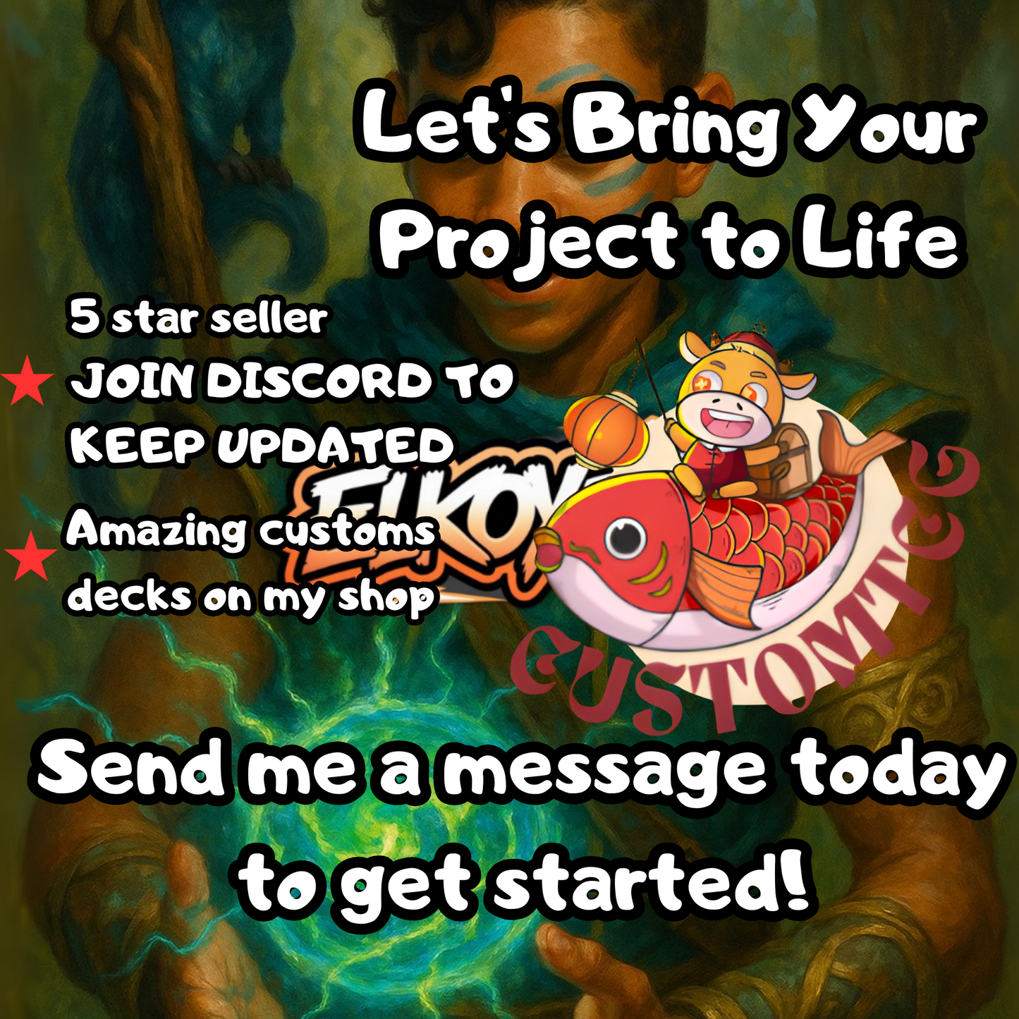 Kinnan, Bonder Prodigy Custom Deck