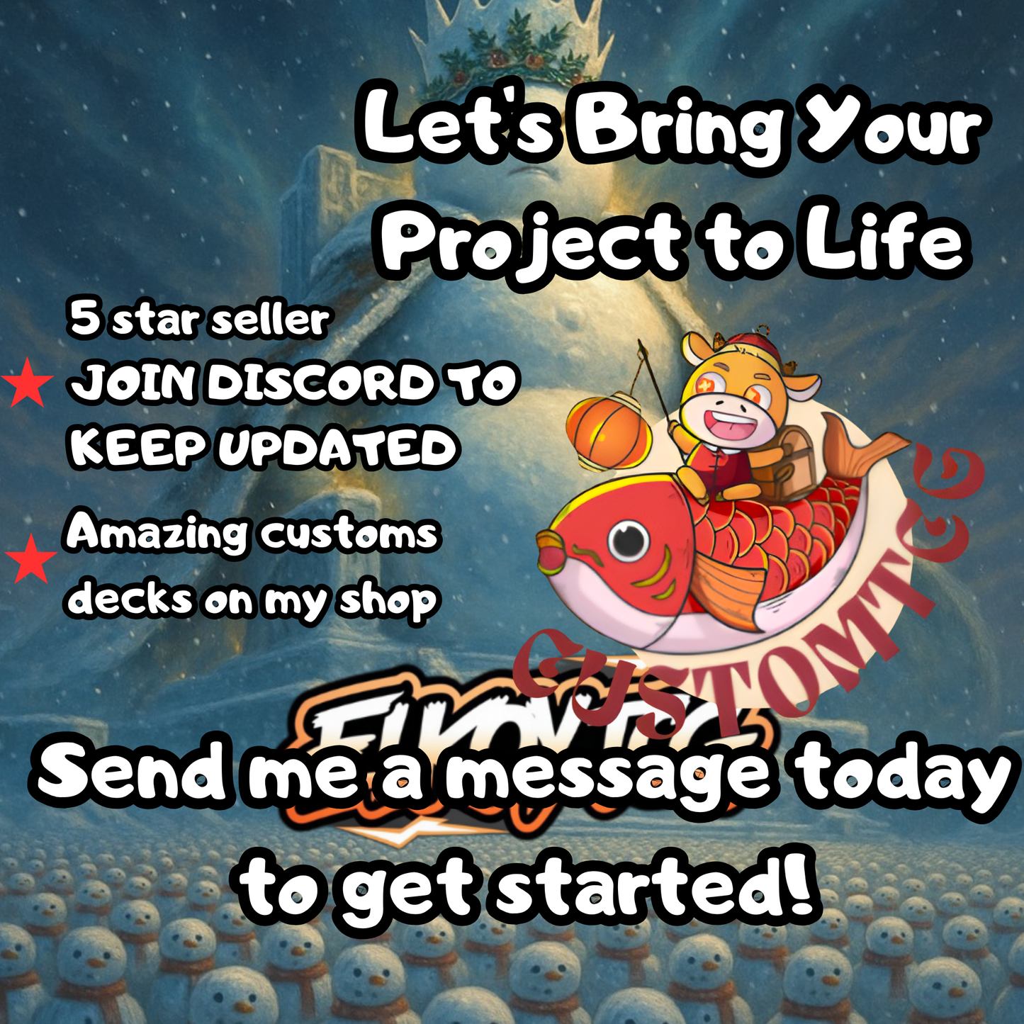 The Dalek Emperor Custom Deck