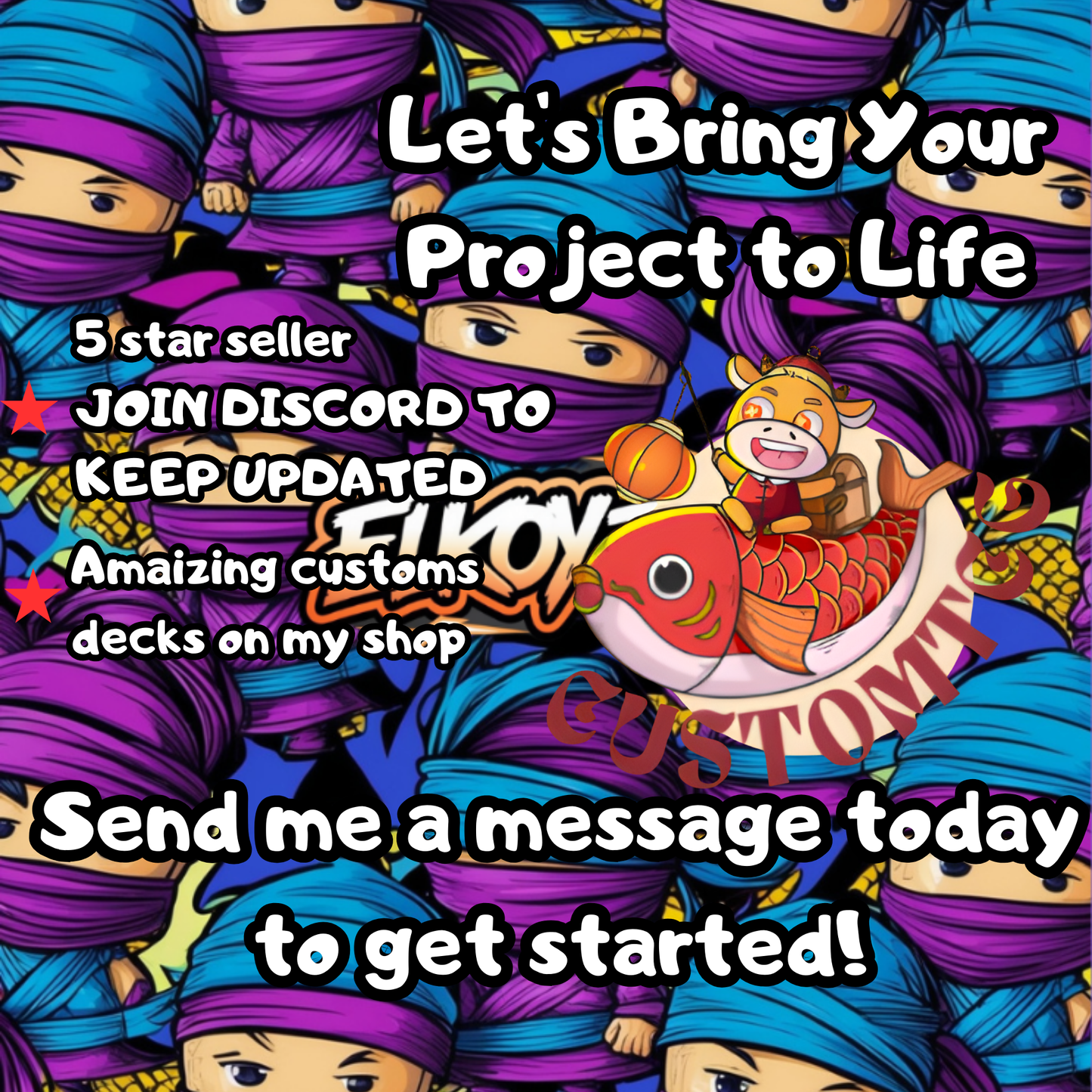 Yuriko Commander Deck - 90 Pop art style