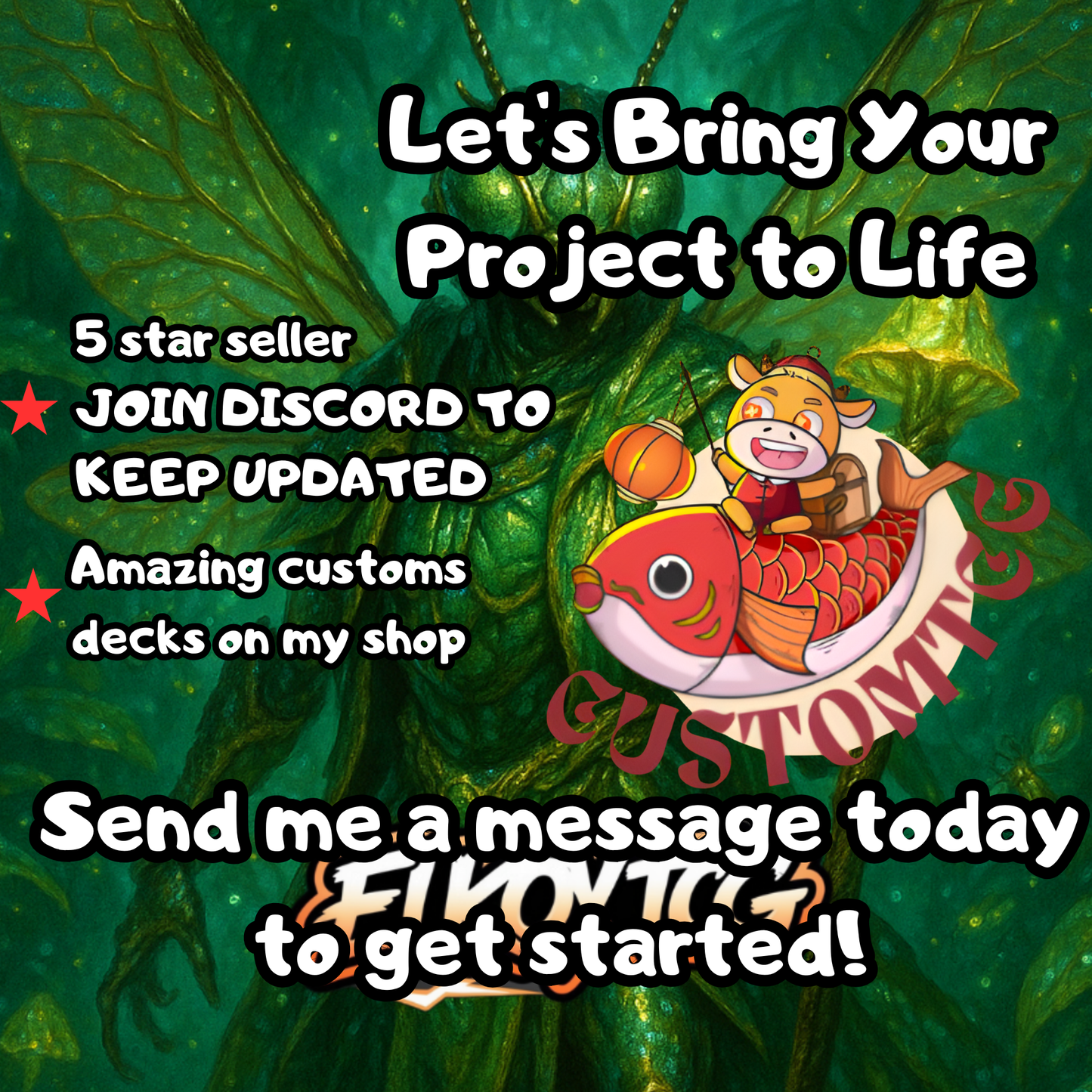 Aatchik, Emerald Radian Custom Deck