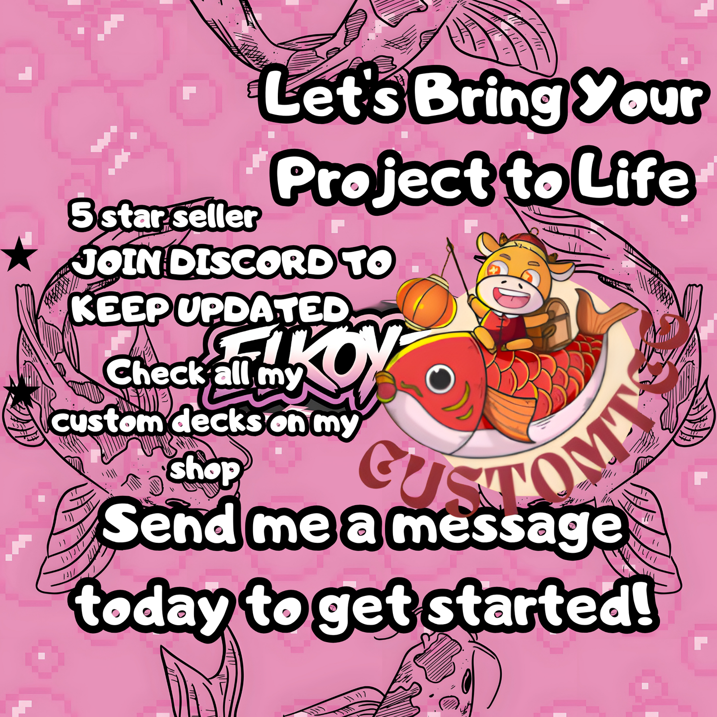 Dandan Custom Deck - Pixel Art Style