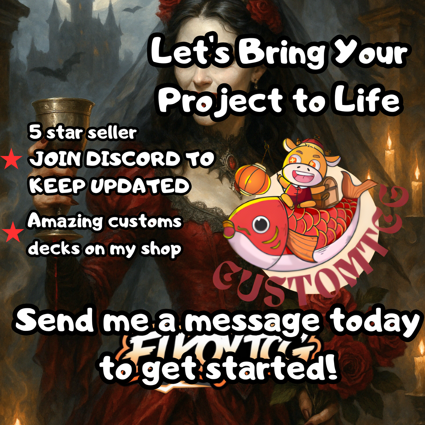 Olivia, Crimson Bride Custom Deck