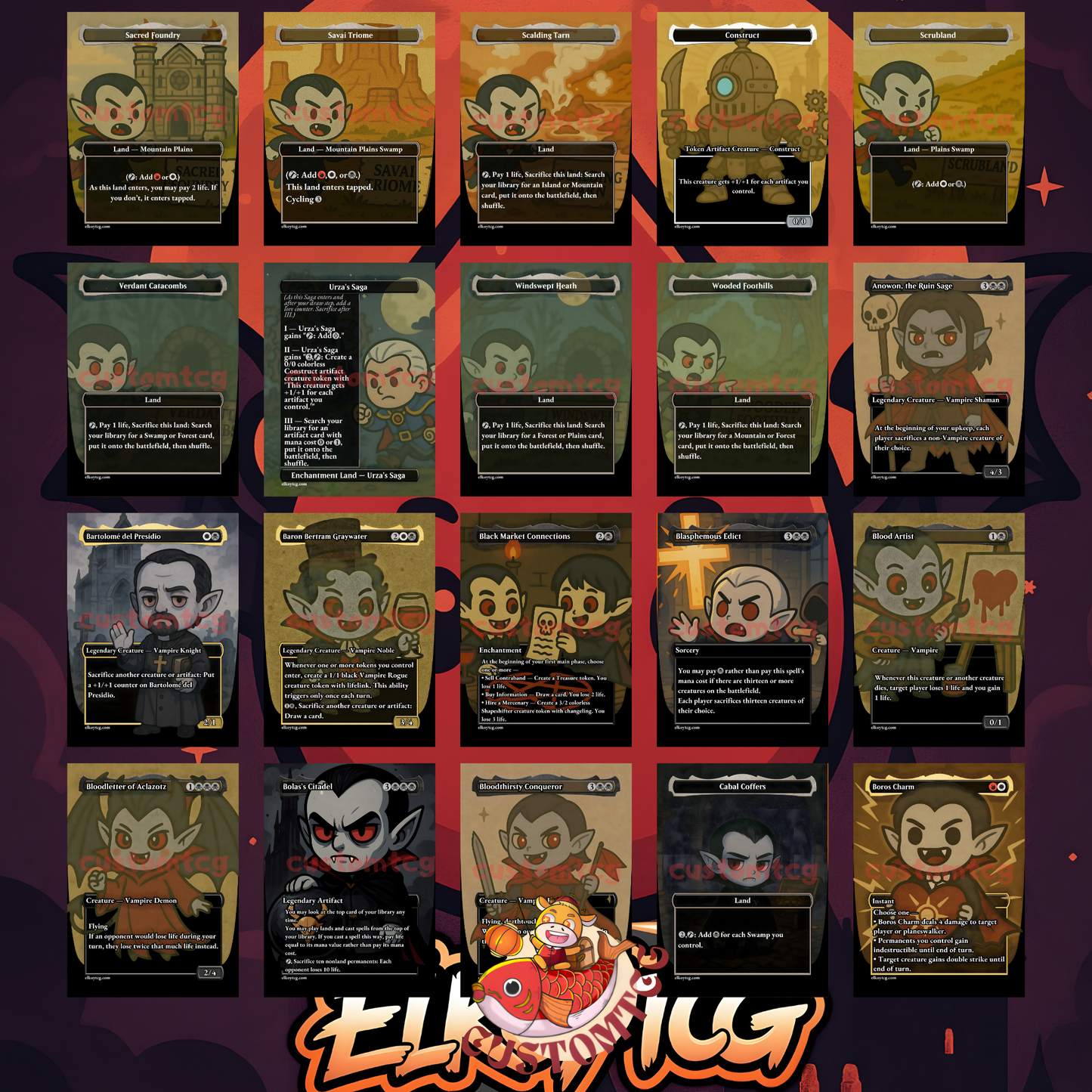 Chibi Vampires Commander Deck