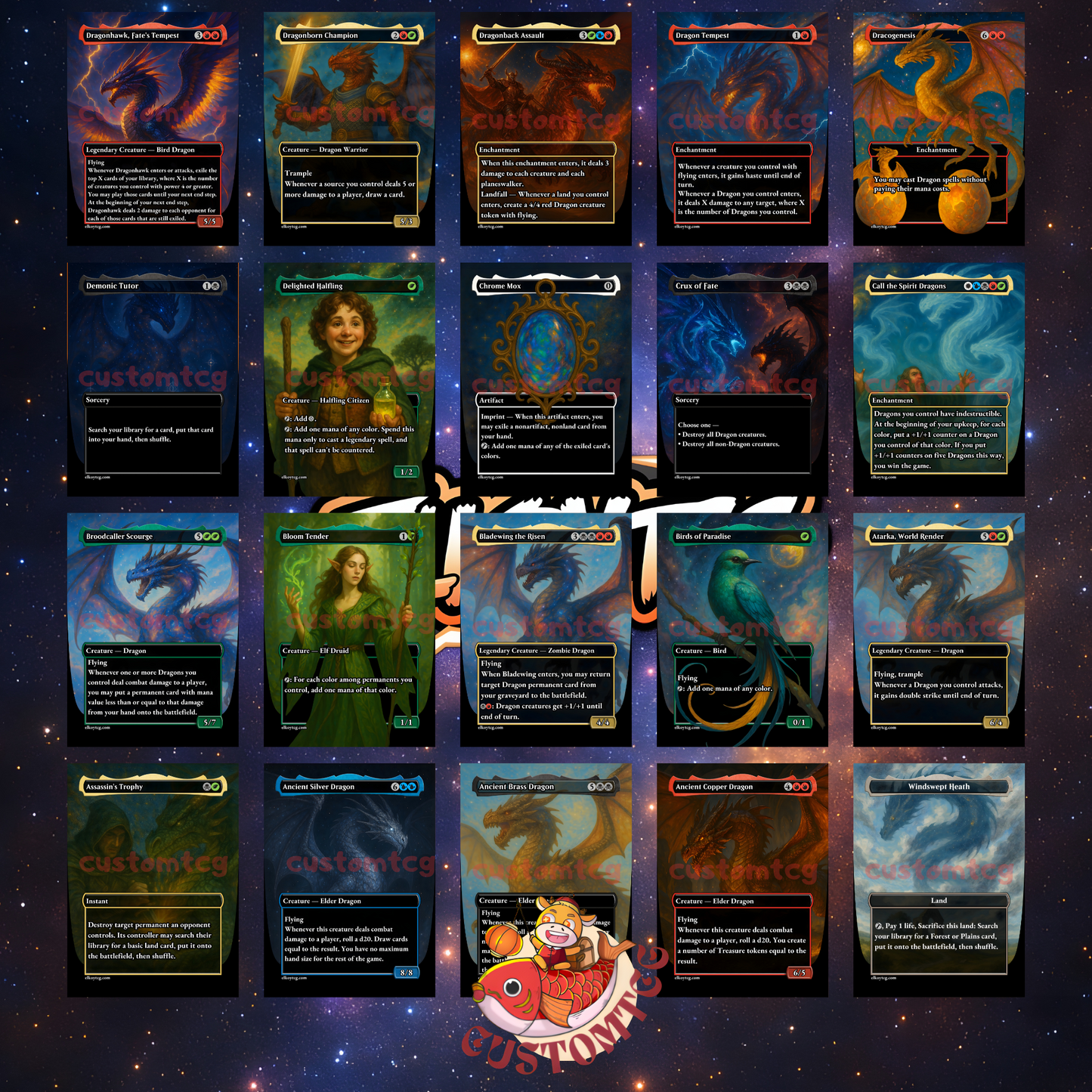 Cosmic Dragons Deck