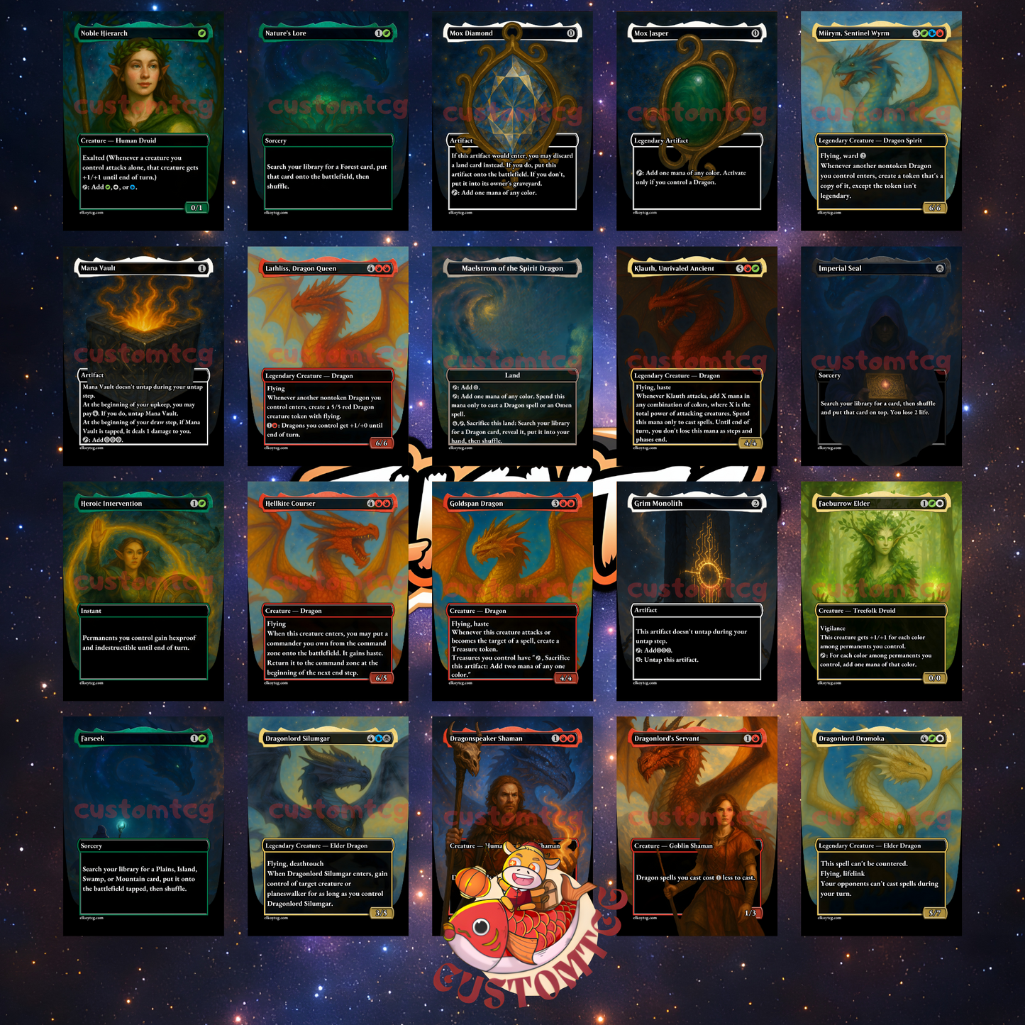 Cosmic Dragons Deck