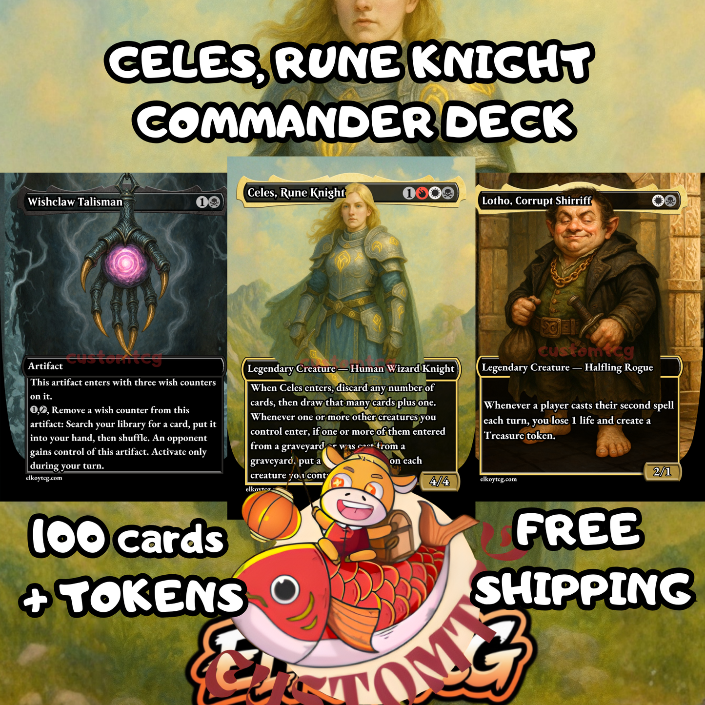 ⚔️ Celes, Rune Knight — Custom Deck