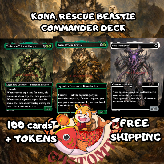Kona, Rescue Beastie Custom Deck