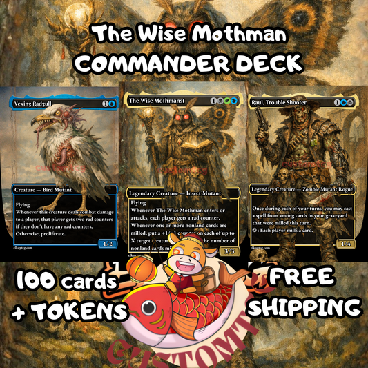 The Wise Mothman V3 Custom Deck