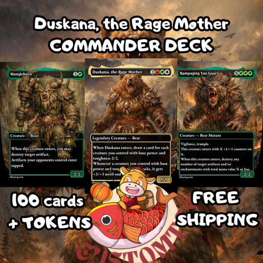 Duskana, the Rage Mother — Naya Bears & Beasts Combat Custom Deck
