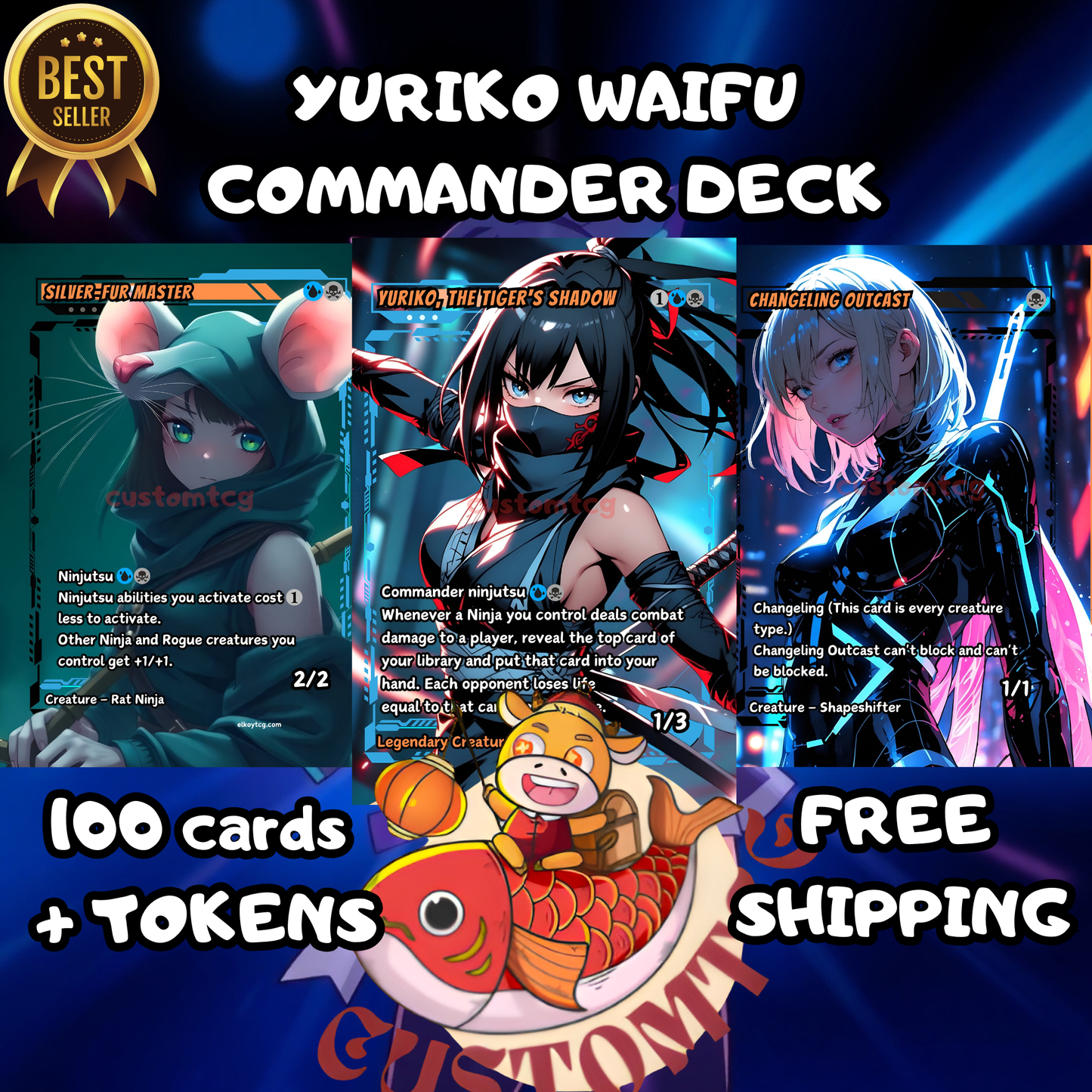 Yuriko Waifu Custom Deck