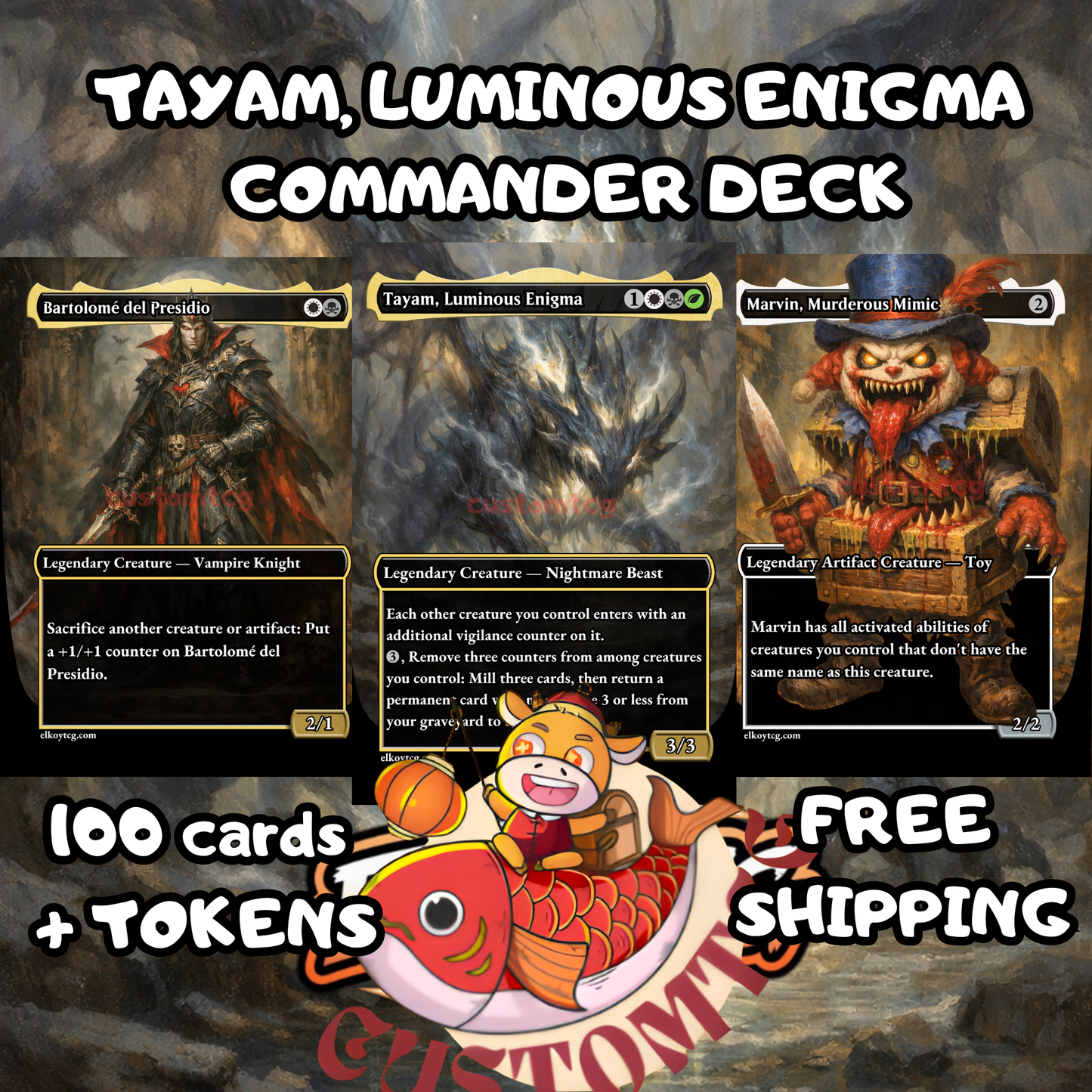 Tayam, Luminous Enigma Custom Deck