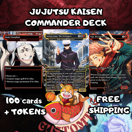 Jujutsu Kaisen Custom Deck